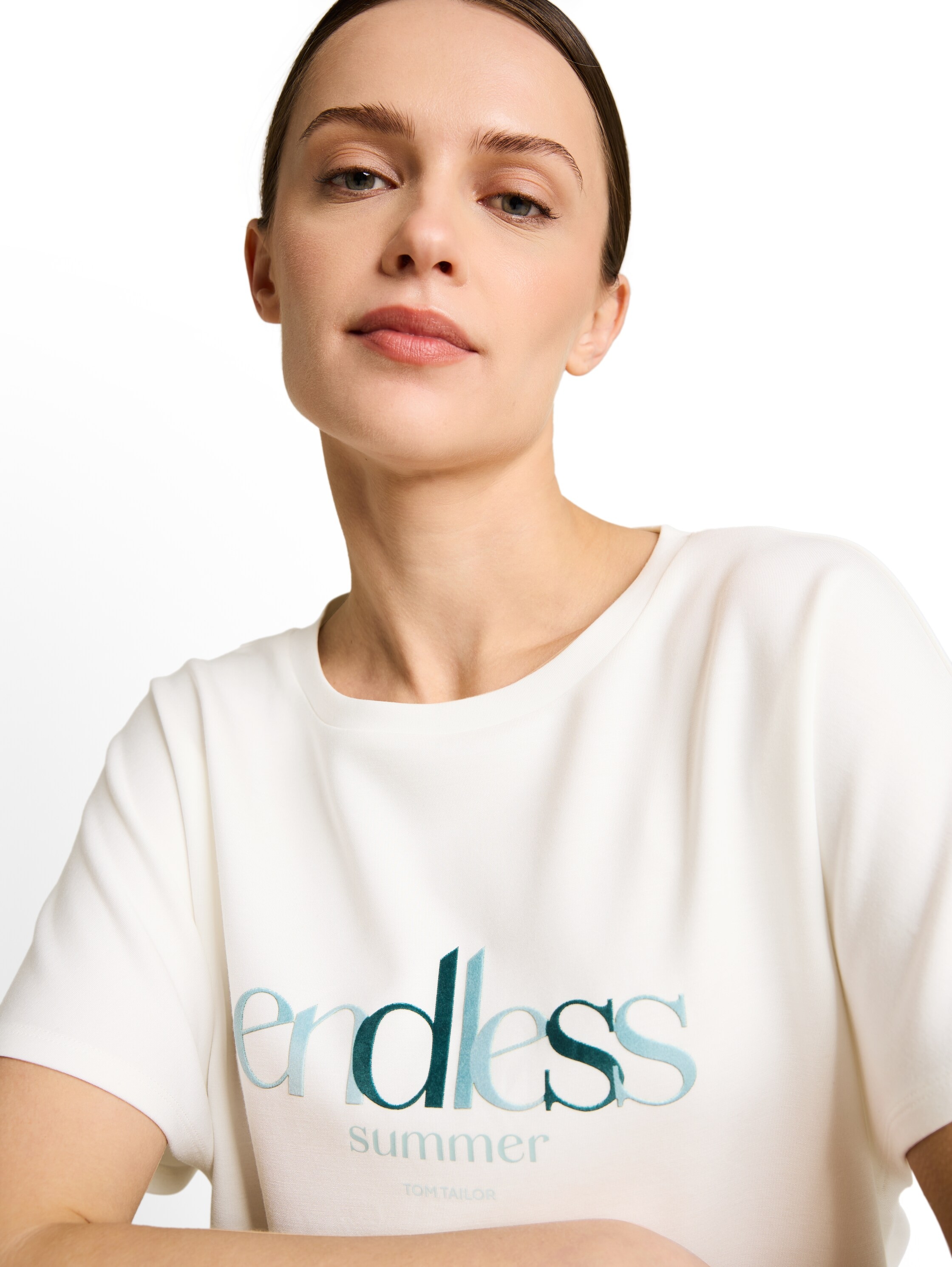 TOM TAILOR T-Shirt mit Schriftzug