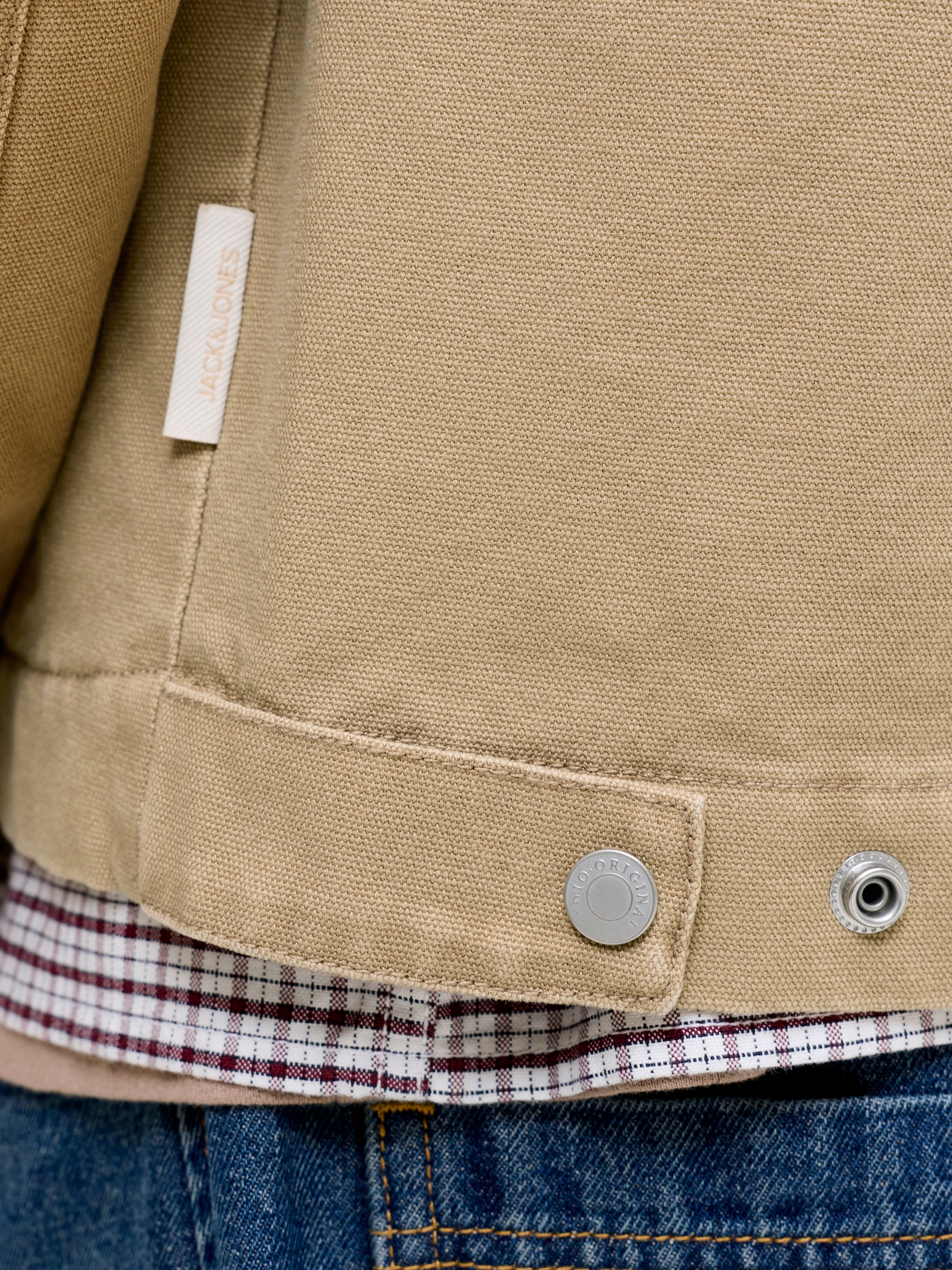Jack & Jones Outdoorjacke »JORCHAMBERI WORKER JACKET SN« Baumwolle,