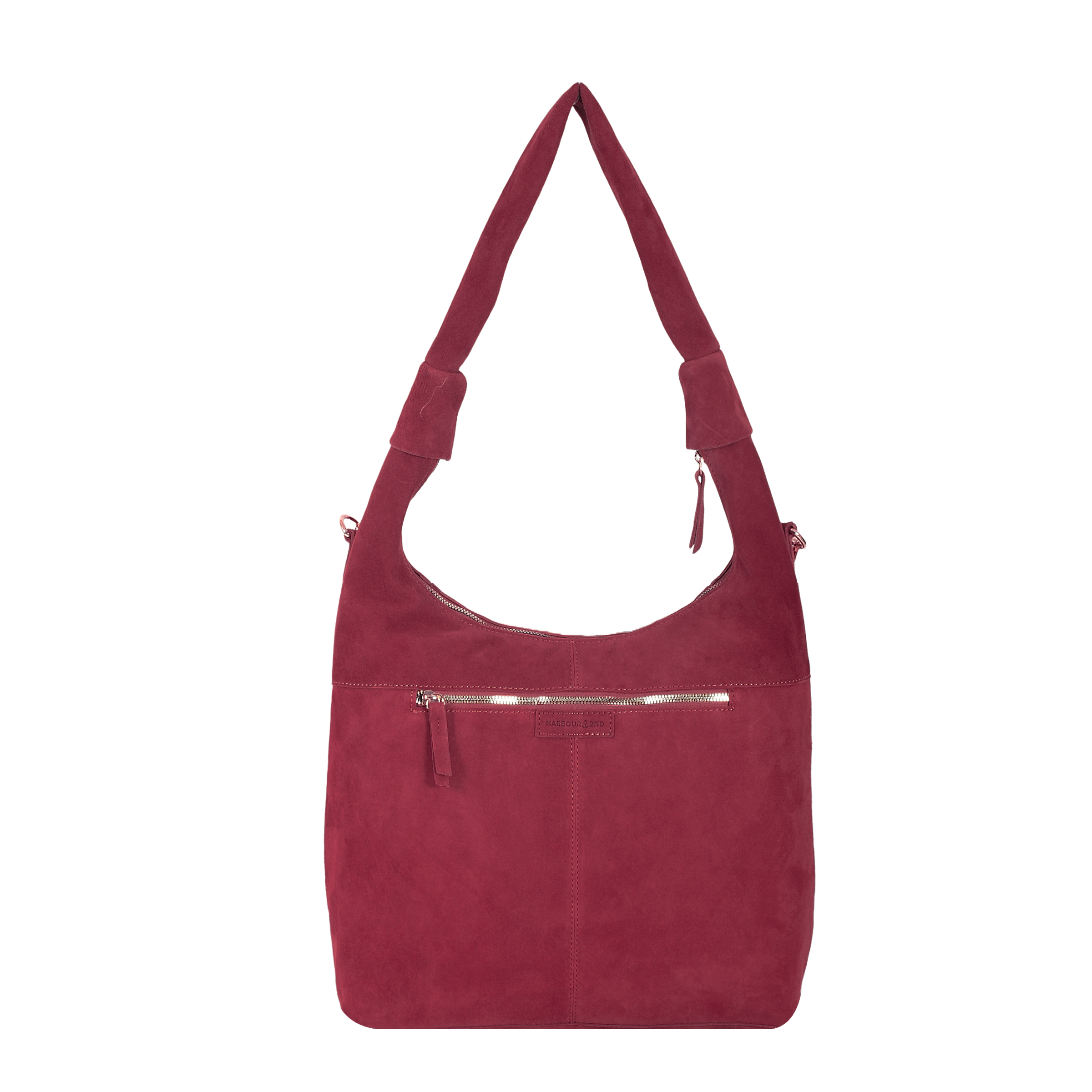 HARBOUR 2nd Hobo »Laurine« Damen Handtasche, Umhängetasche, Schultertasche mit Ziernähten