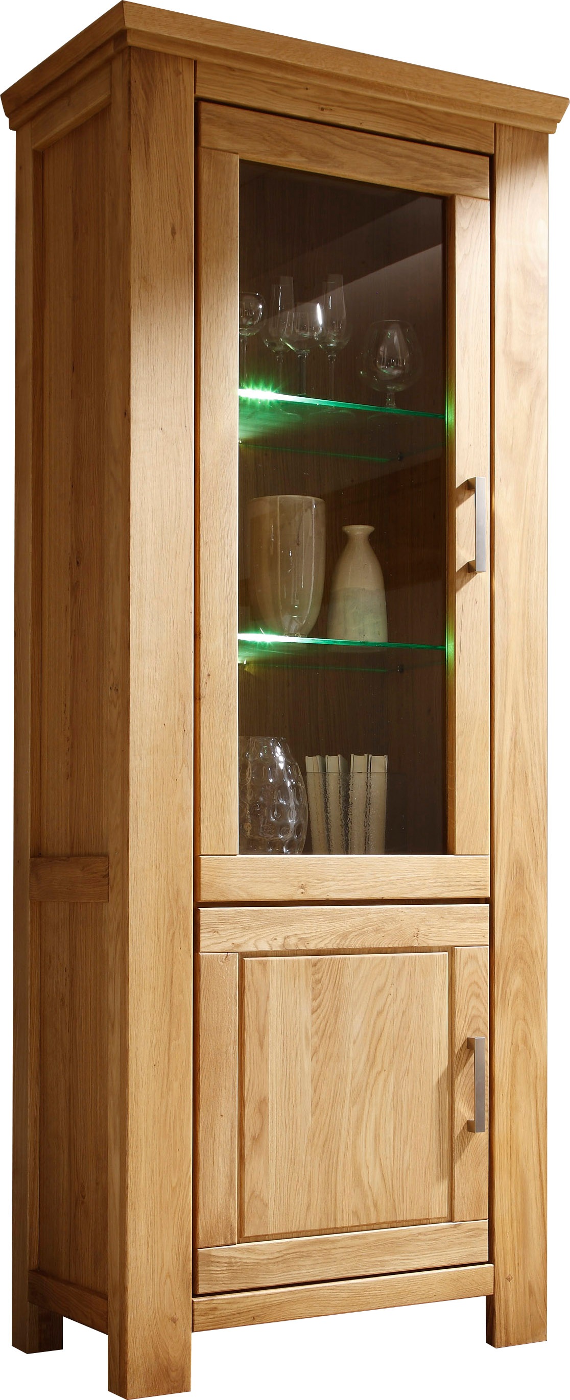Quadrato Vitrine »Siena«, aus Wildeiche, Breite 83 cm kaufen