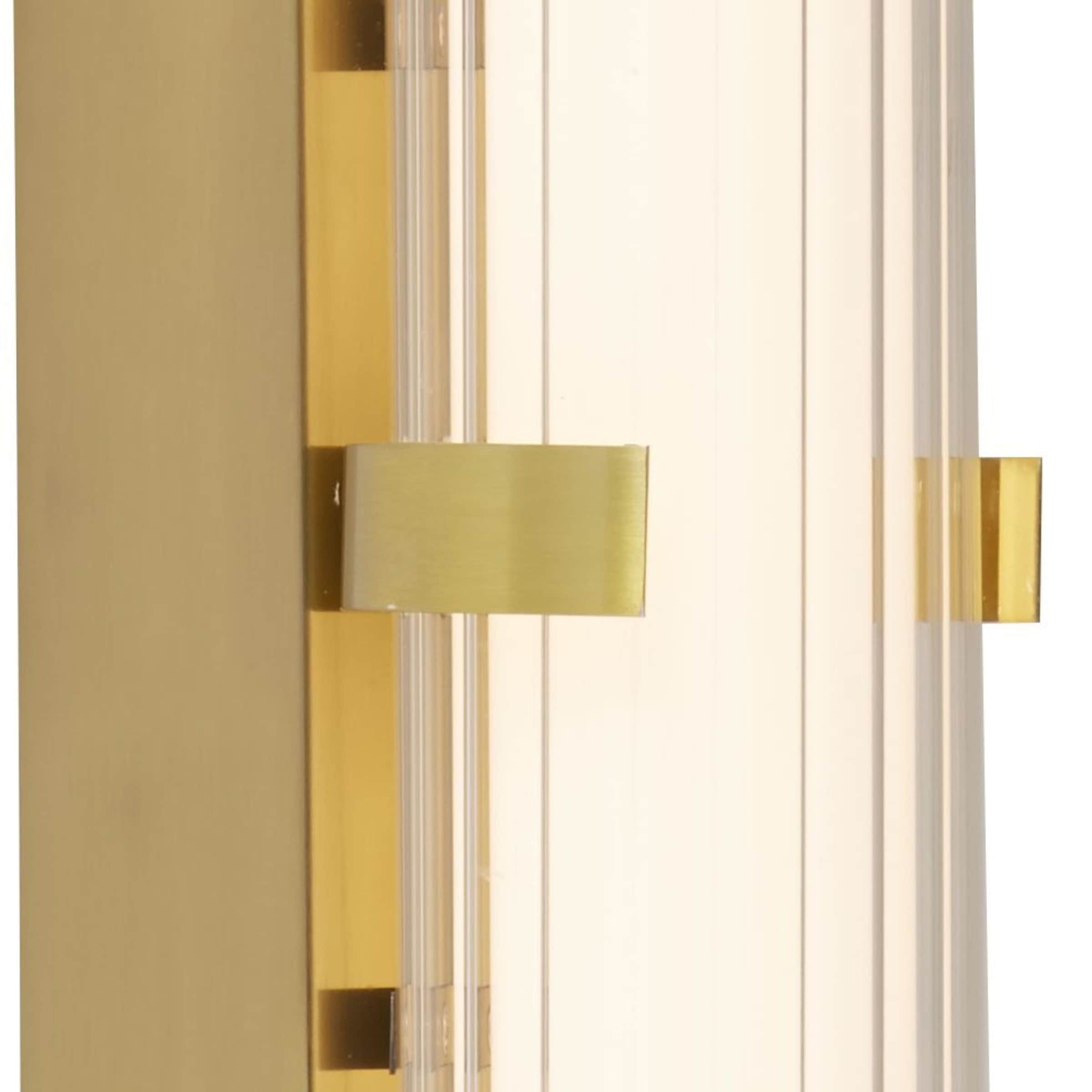 Searchlight Wandleuchte »Clamp-Wandleuchte - Goldenes Metall« LED-Modul 1 Stk.