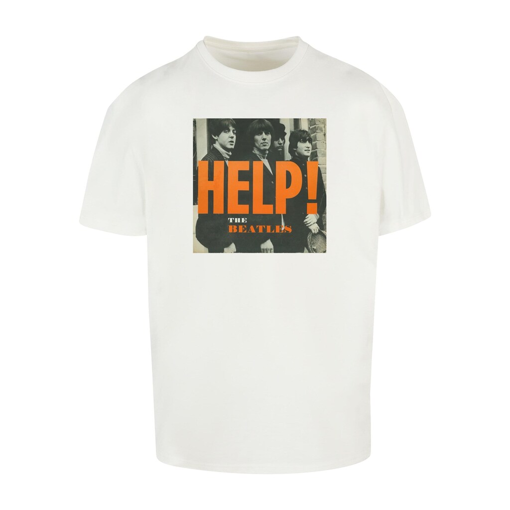 Merchcode T-Shirt »Merchcode Herren Beatles - Album Help Heavy Oversize Tee«, (1 tlg.)