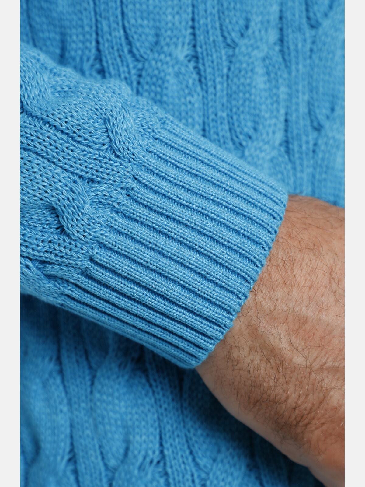 Charles Colby Strickpullover »Pullover EARL HAILY«, (1 tlg.), im stylischen Zopfmuster