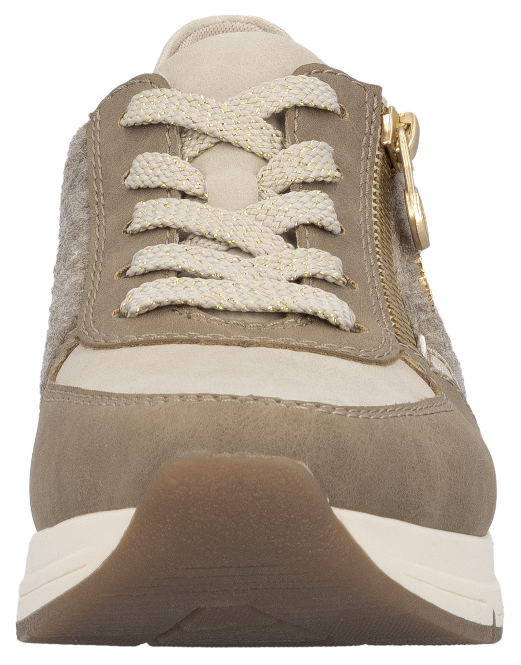Rieker Beige-Taupe Synthetic Sneaker 3