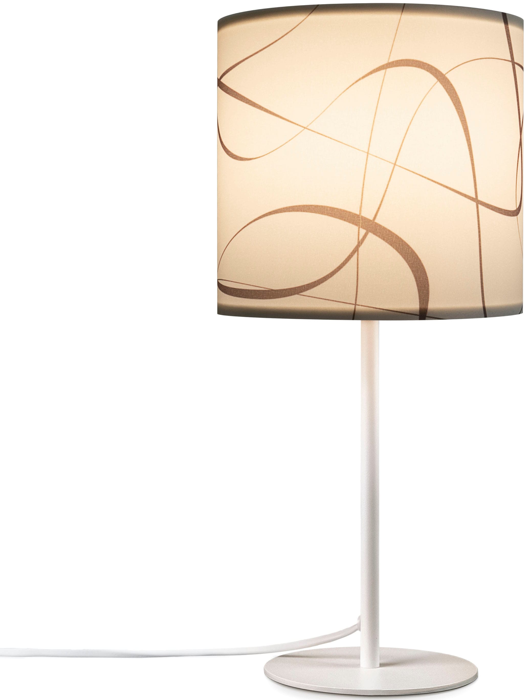 LeGer Home by Lena Gercke mit messingfarbene Kugeln Nachttischlampe Tischleuchte »Joleen«, Glas Tischlampe günstig Opalglas aus 1 | flammig-flammig, kaufen BAUR