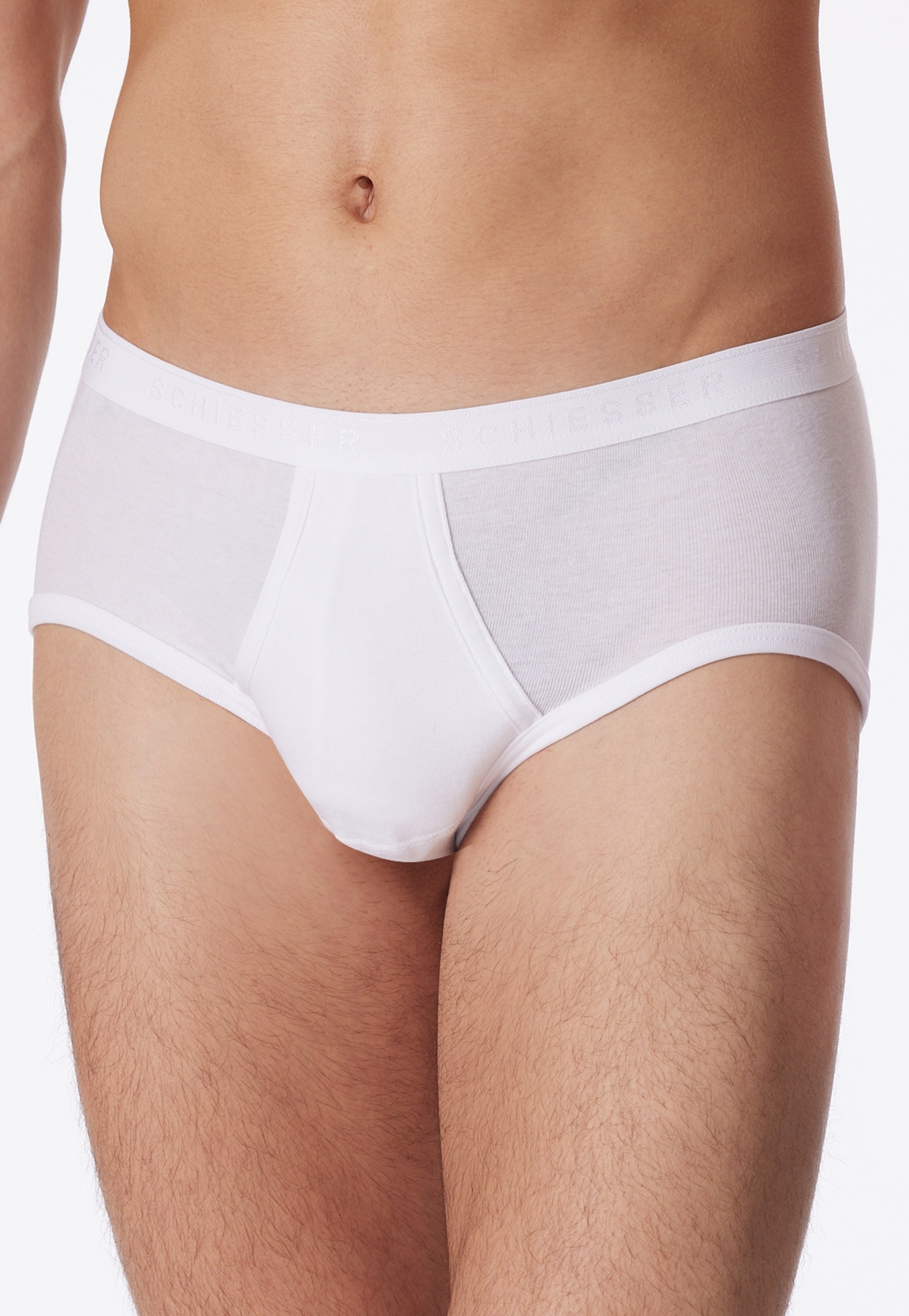 Schiesser Slip "Original Classiscs", mit Eingriff, Feinripp, ohne störende günstig online kaufen