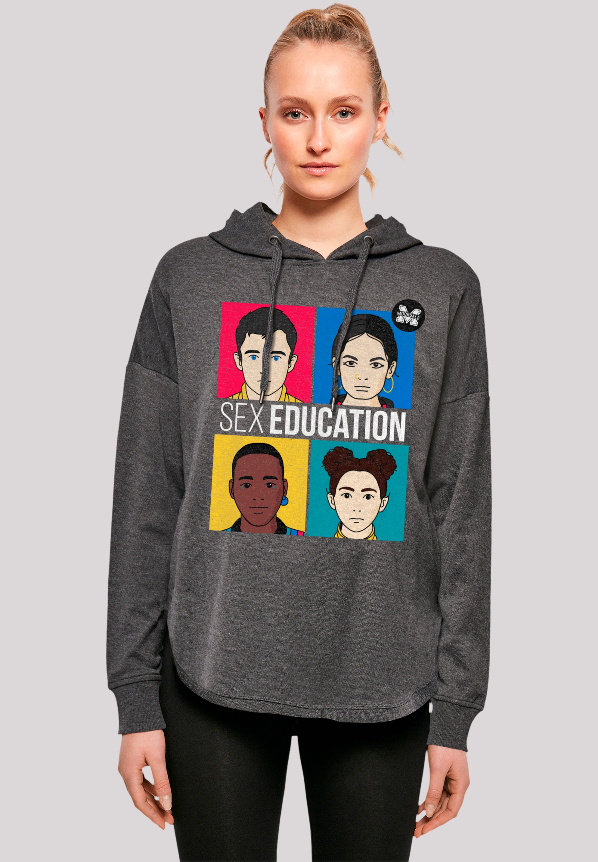 F4NT4STIC Kapuzenpullover "Sex Education Teen Illustrated Netflix TV Series", Premium Qualität