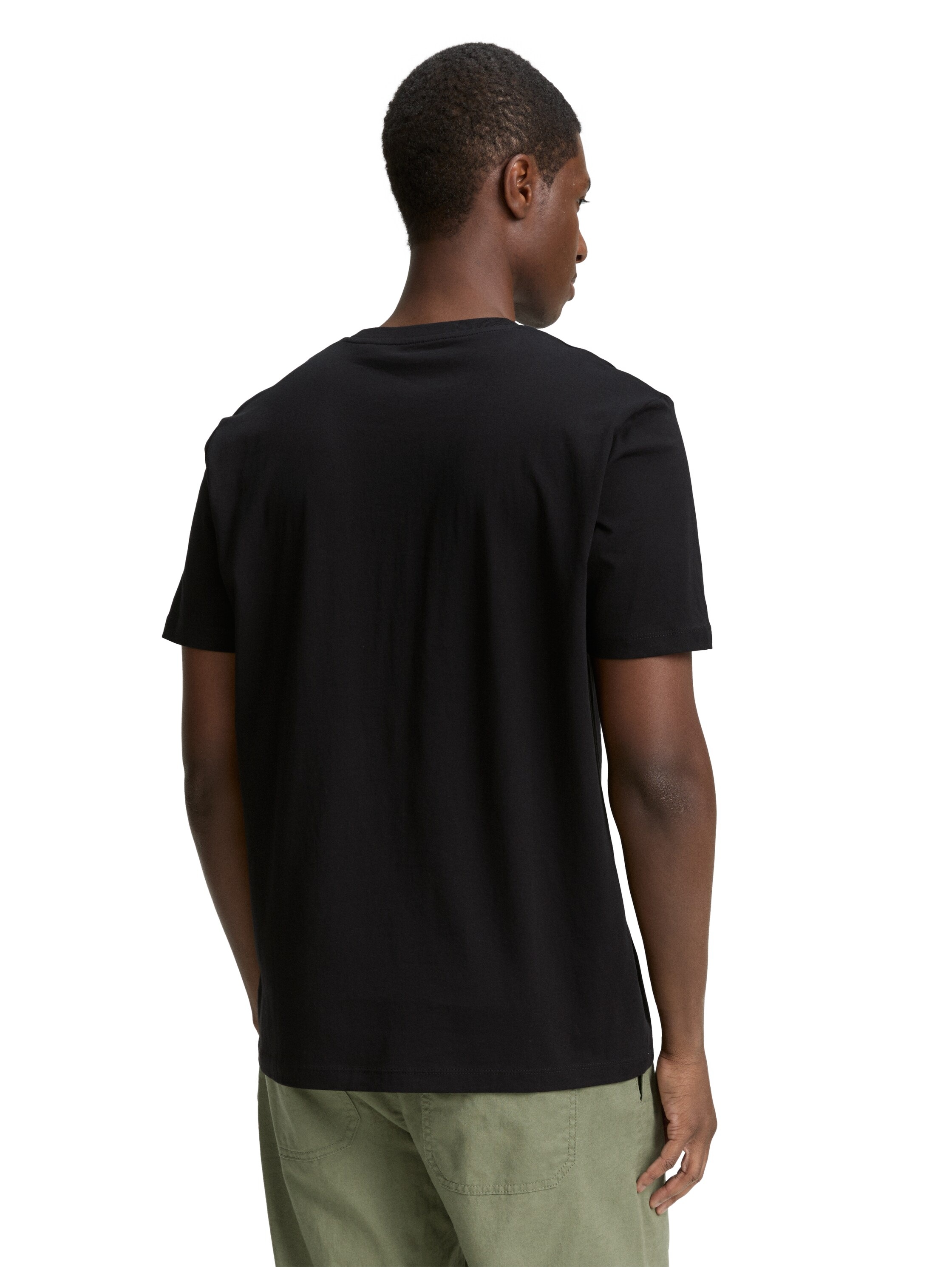 TOM TAILOR Denim Rundhalsshirt mit verschiedenen Logo Prints günstig online kaufen