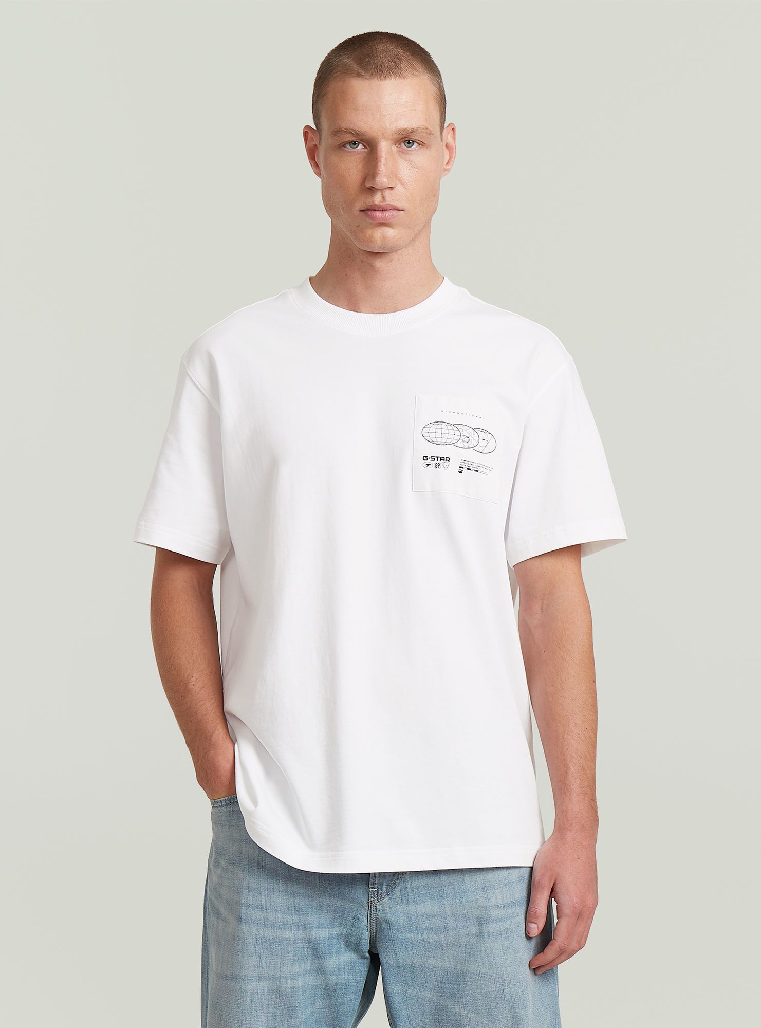 G-STAR T-Shirt "Applique Graphic T-Shirt"