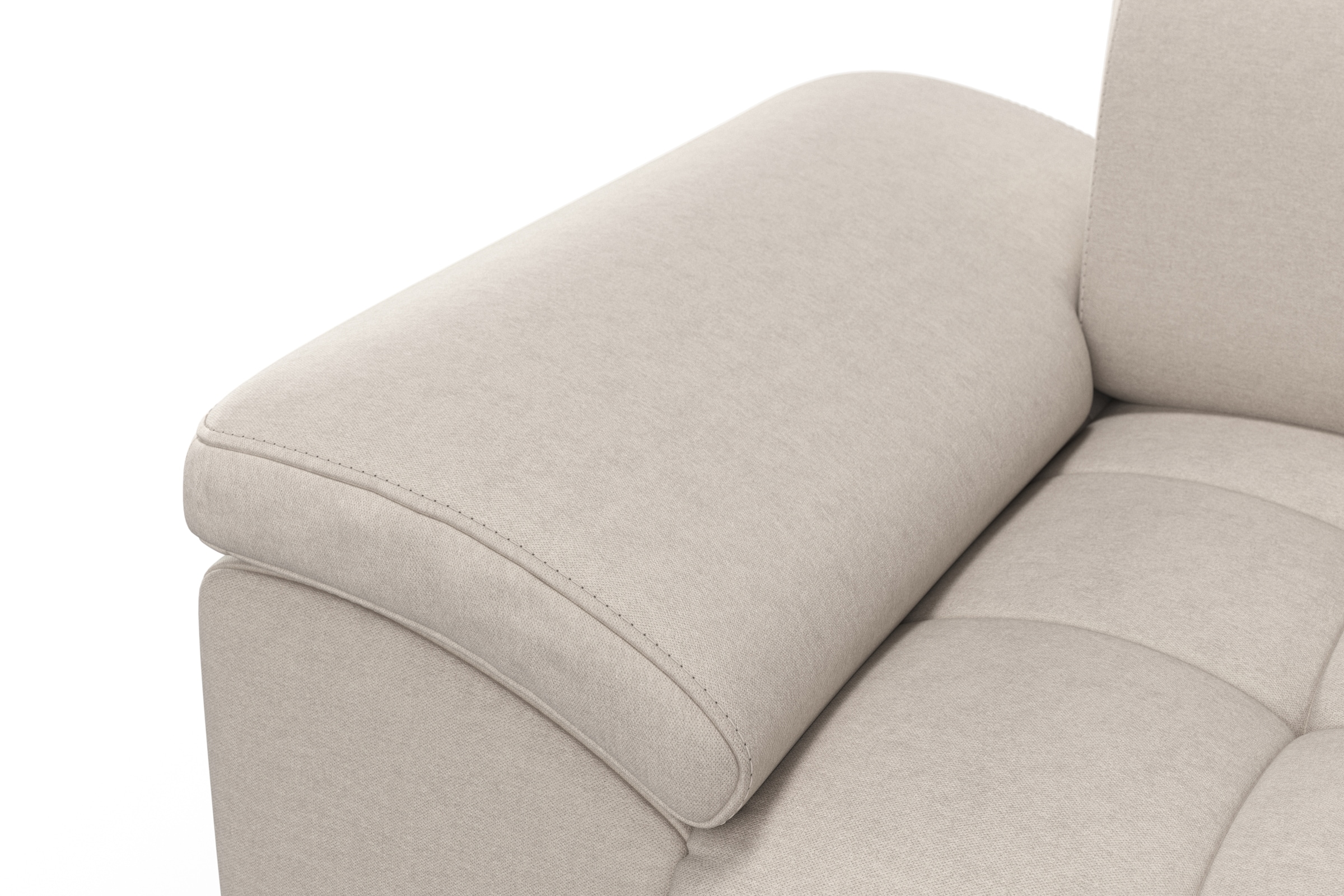 sit&more Ecksofa »Cool L-Form« wahlweise mit Kopfteilverstellung und Vorziehsitz, motorisch