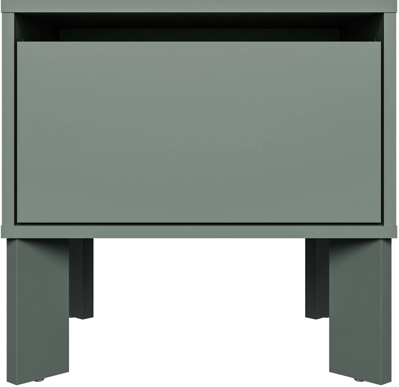 FORTE Nachtkommode »Tahoe Nachtkommode, grifflos, Schubkasten« B/H/T 48,2/47,5/41,4 cm