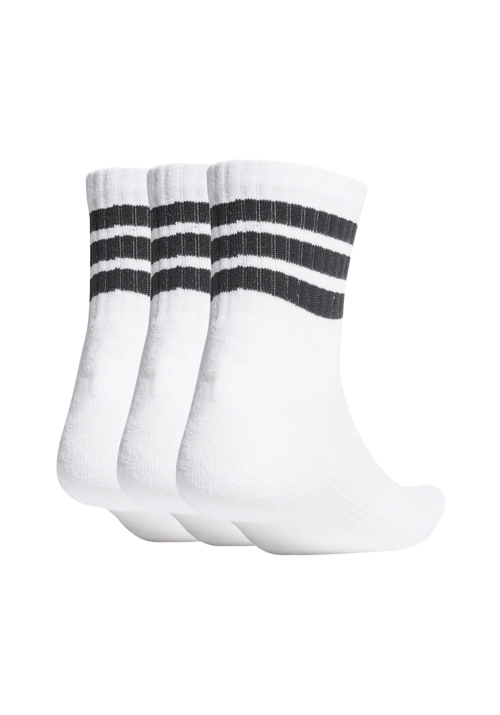 adidas Originals Kurzsocken »Socken 3-Stripes Cushioned Sportswear Mid-Cut Socks 3er Pack« 3 Paar tlg.