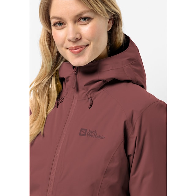 für W«, mit INS Kapuze Jack BAUR bestellen Outdoorjacke JKT | Wolfskin »WISPER