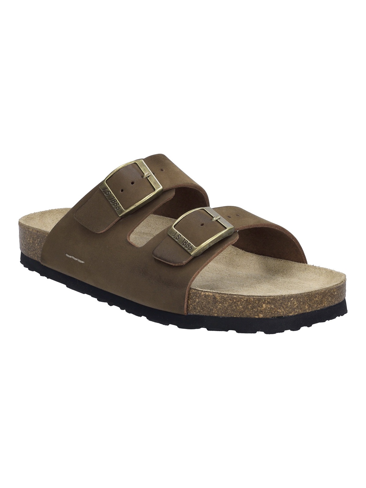 Pantolette JOSEF SEIBEL "Josef Seibel Pantoletten Leder", Damen, Gr. 41, braun, Leder, Schuhe Pantolette