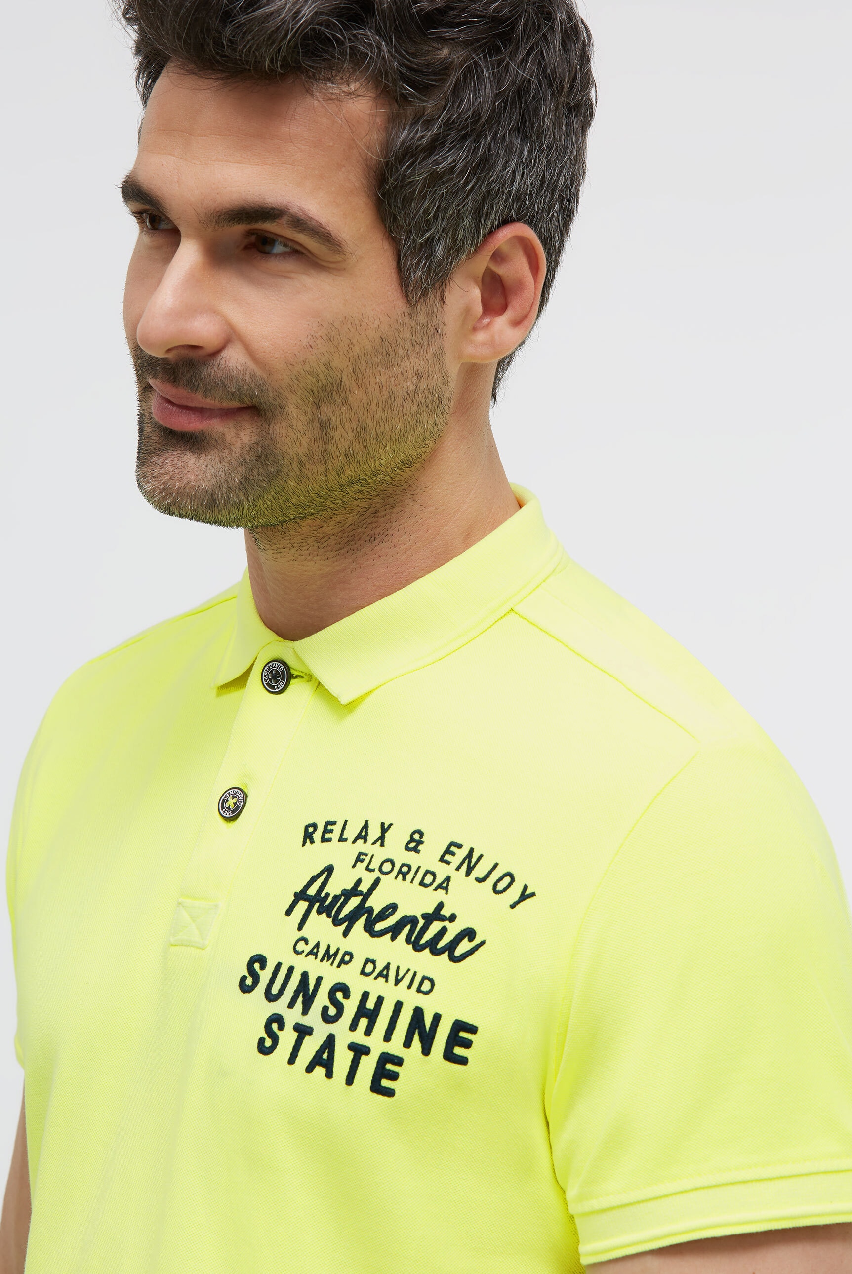 CAMP DAVID Poloshirt aus Baumwolle