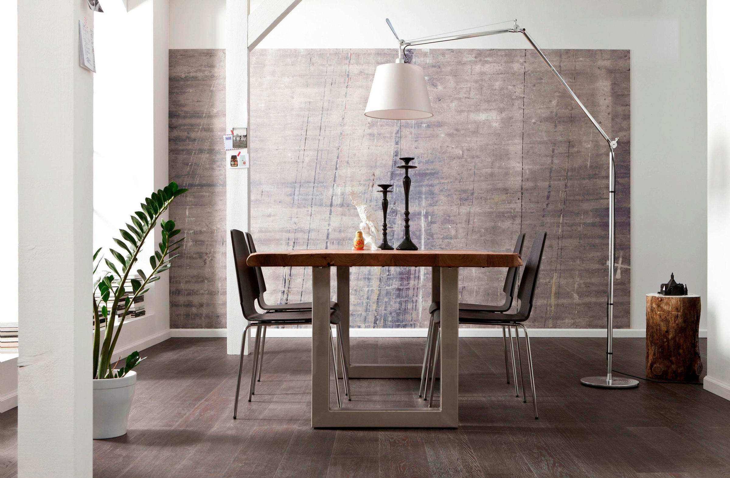 Komar Vliestapete »Digitaldruck Vlies - Concrete - Größe 400 x 250 cm«, bedruckt, Wohnzimmer, Schlafzimmer