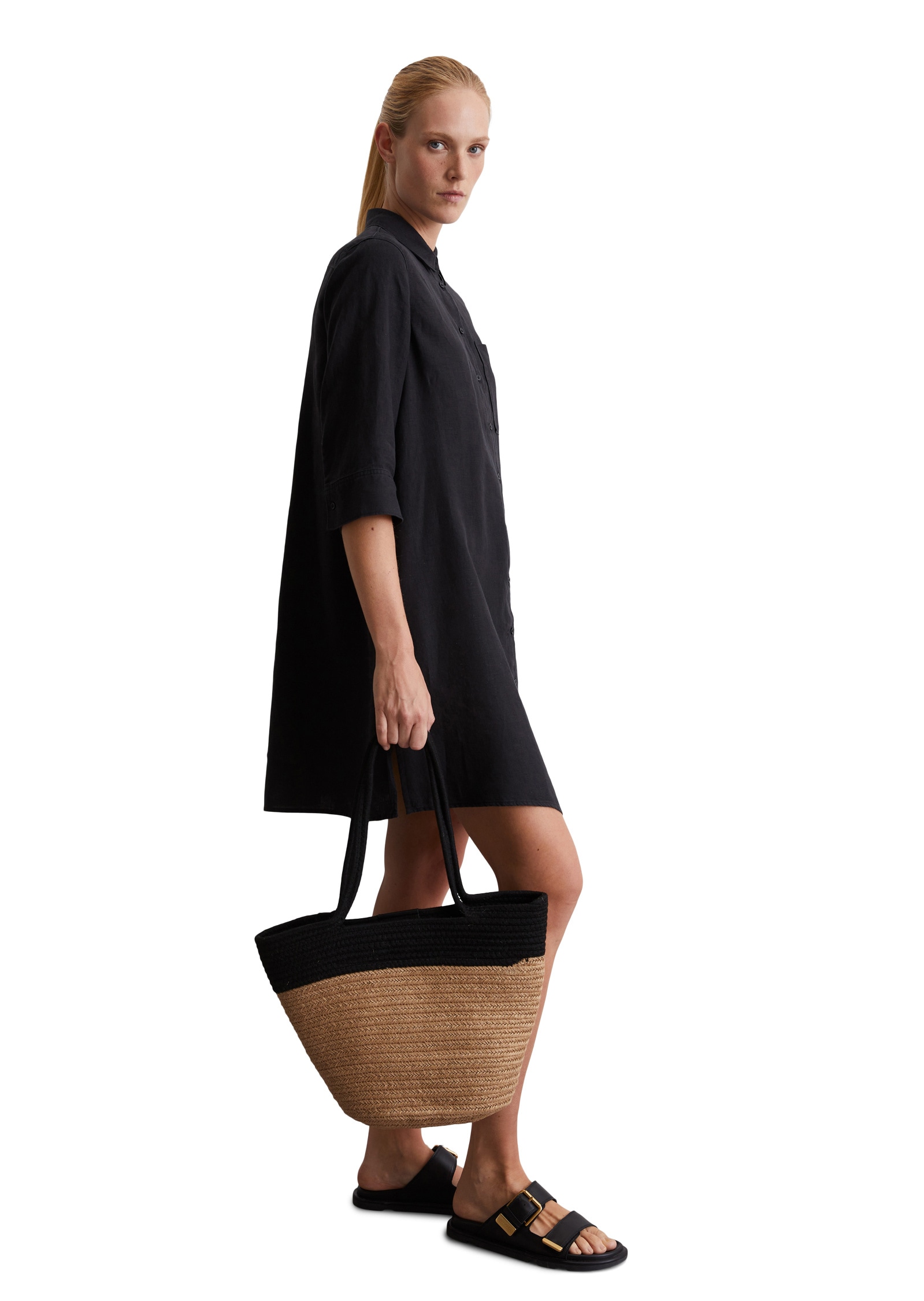 Marc O'Polo Shopper »aus Jute-Baumwoll-Mix«