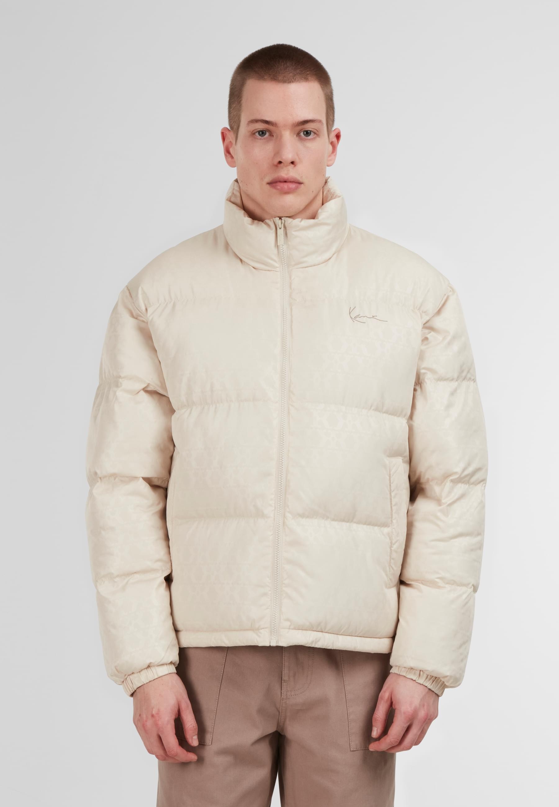 Karl Kani Winterjacke »Karl Kani Aop Signature Puffer Jacket«, (1 St.), ohne Kapuze