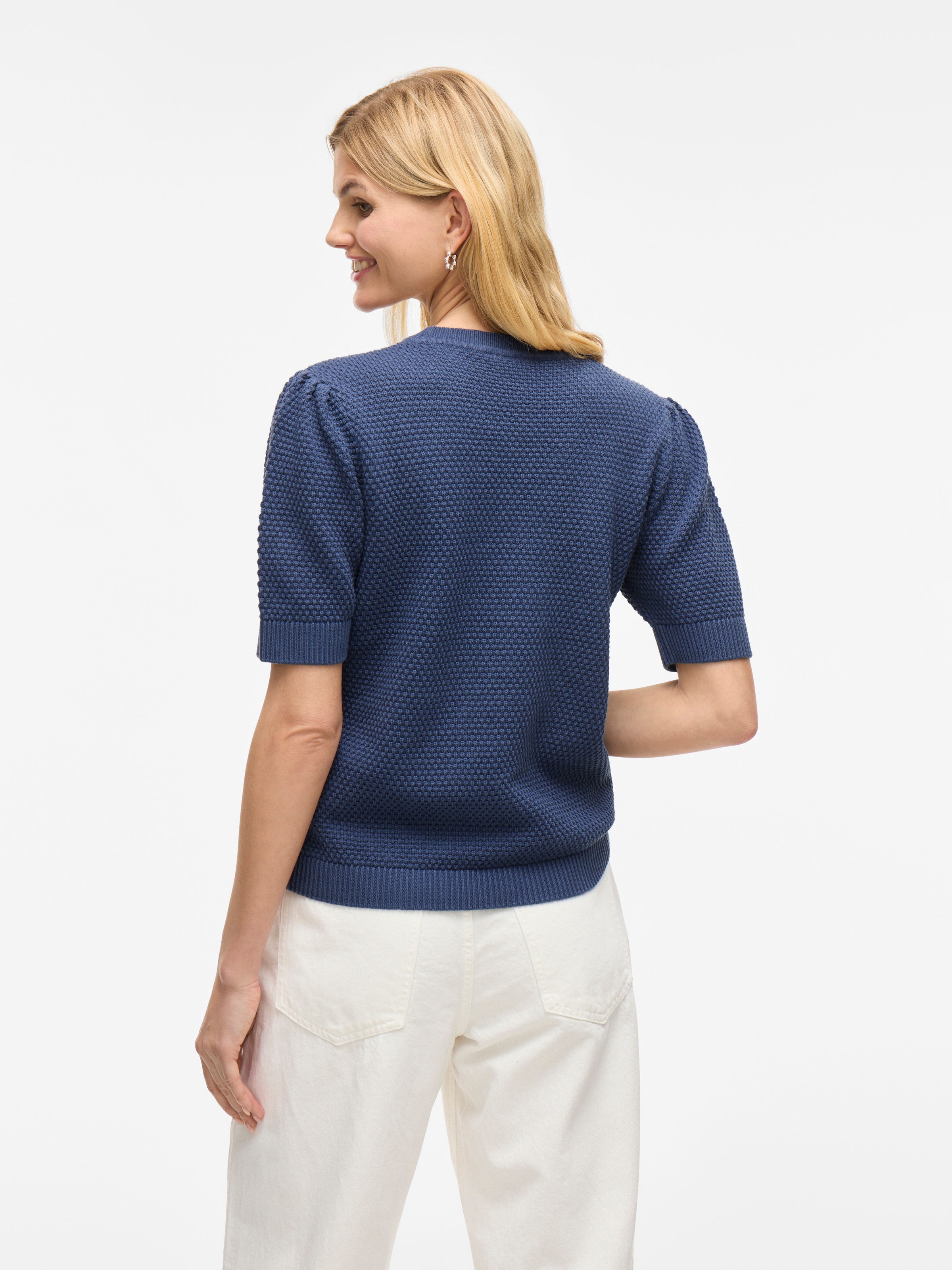 Thumbnail - Vila Kurzarmpullover "VIDALO O-NECK S/S KNIT TOP - NOOS"