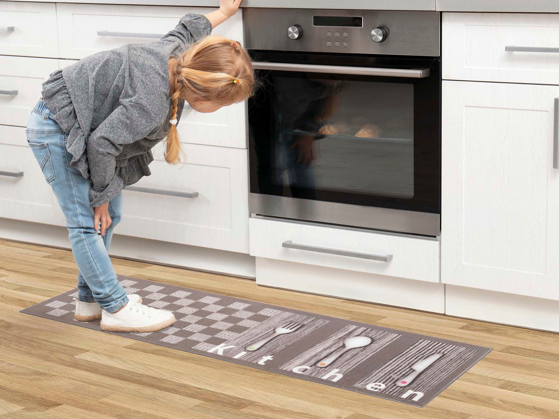 Primaflor-Ideen in Textil Küchenläufer "KITCHEN, Made in Belgium" rechtecki günstig online kaufen
