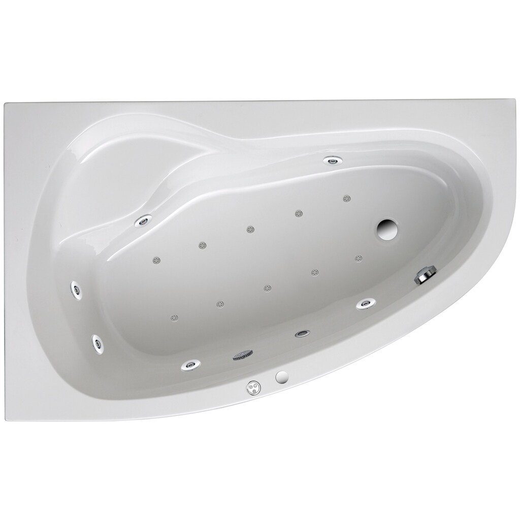 OTTOFOND Whirlpool-Badewanne »Loredana«, (Komplett-Set)