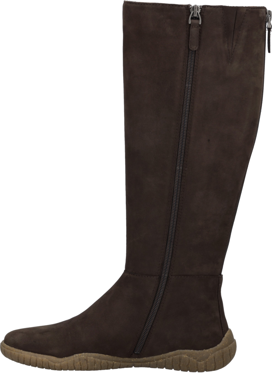 Josef Seibel Barfußschuh »Wynona 14«  Langschaftstiefel mit Ziernähten, Komfortweite G (=weit)