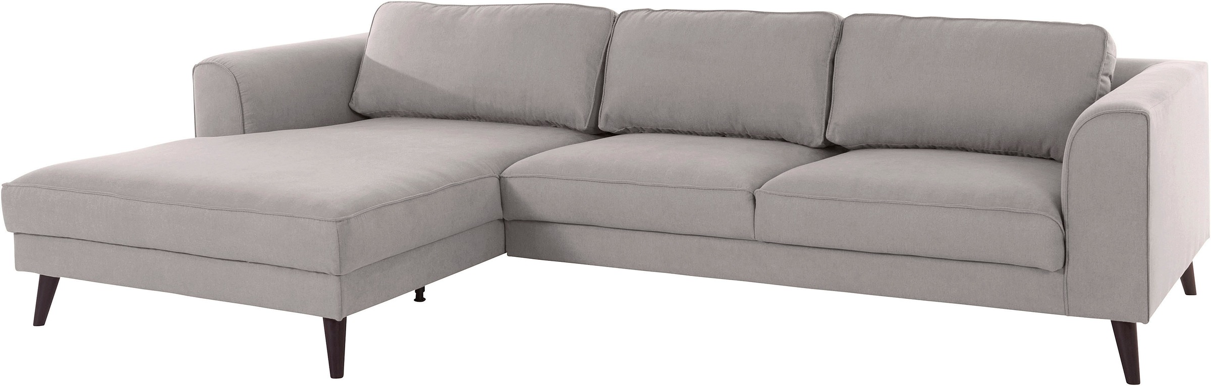 Thumbnail - Home affaire Ecksofa "Lumber Jack, elegant und bequem, Breite 280, hoher Fuß, L-Form" in moderner Optik