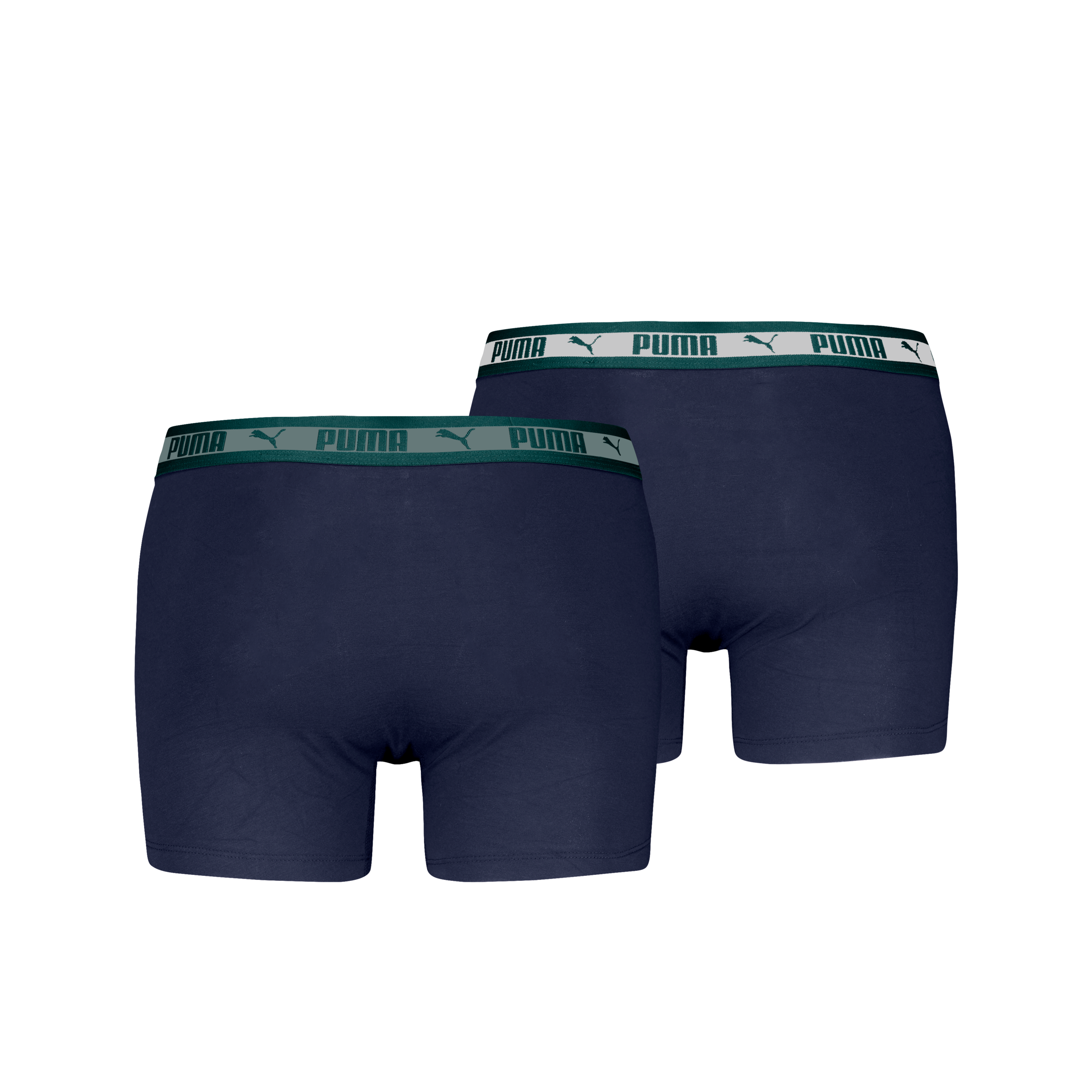 PUMA Boxershorts »PUMA MEN CHROMATIC WAISTBAND BOXERS 2P«, (2er Pack), elastischer Logobund, ohne Eingriff