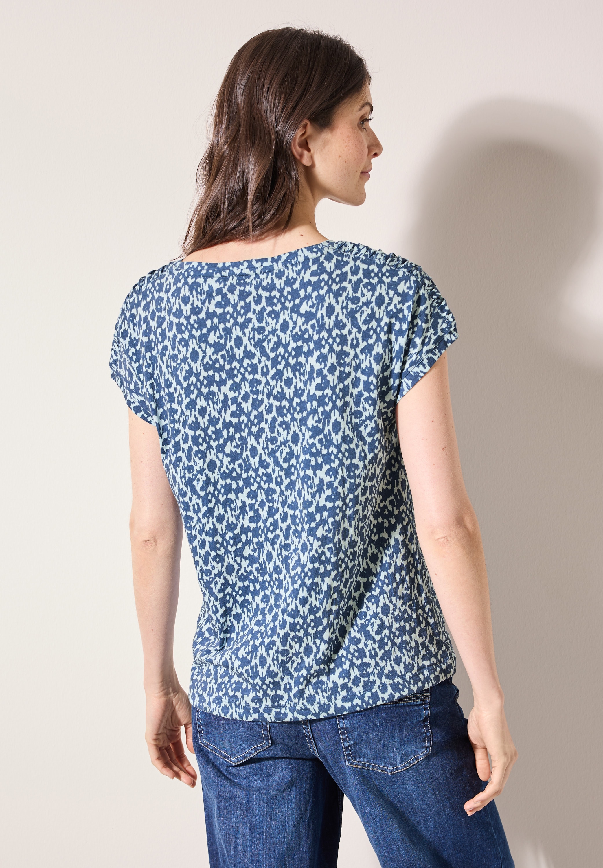 Cecil Print-Shirt, aus reiner Baumwolle