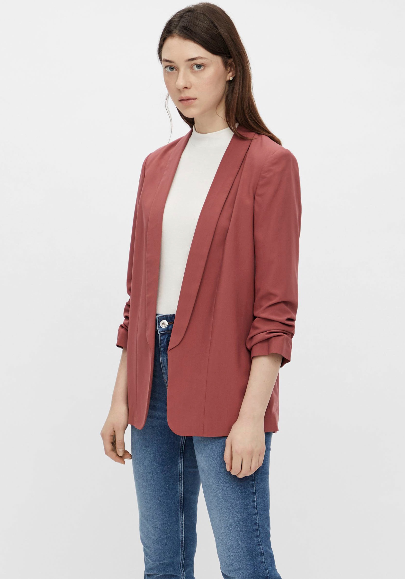 pieces "PCBOSELLA 3/4 BLAZER NOOS" Materialmix, regular fit günstig online kaufen