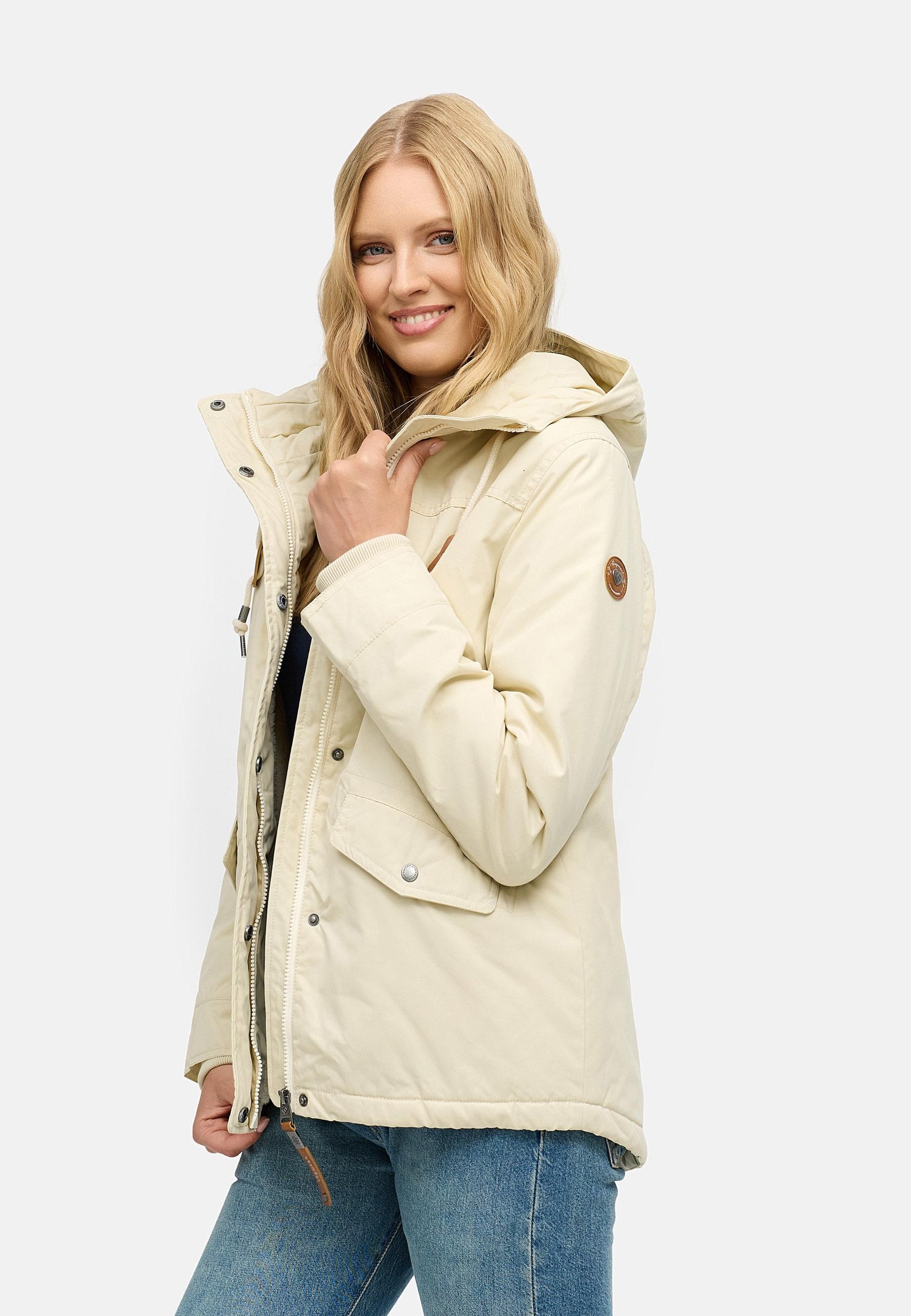 Ragwear Winterjacke »Parkker Warm YOUMODO«, mit Kapuze, Winter Parka mit kuscheligem Teddy-Innenfutter