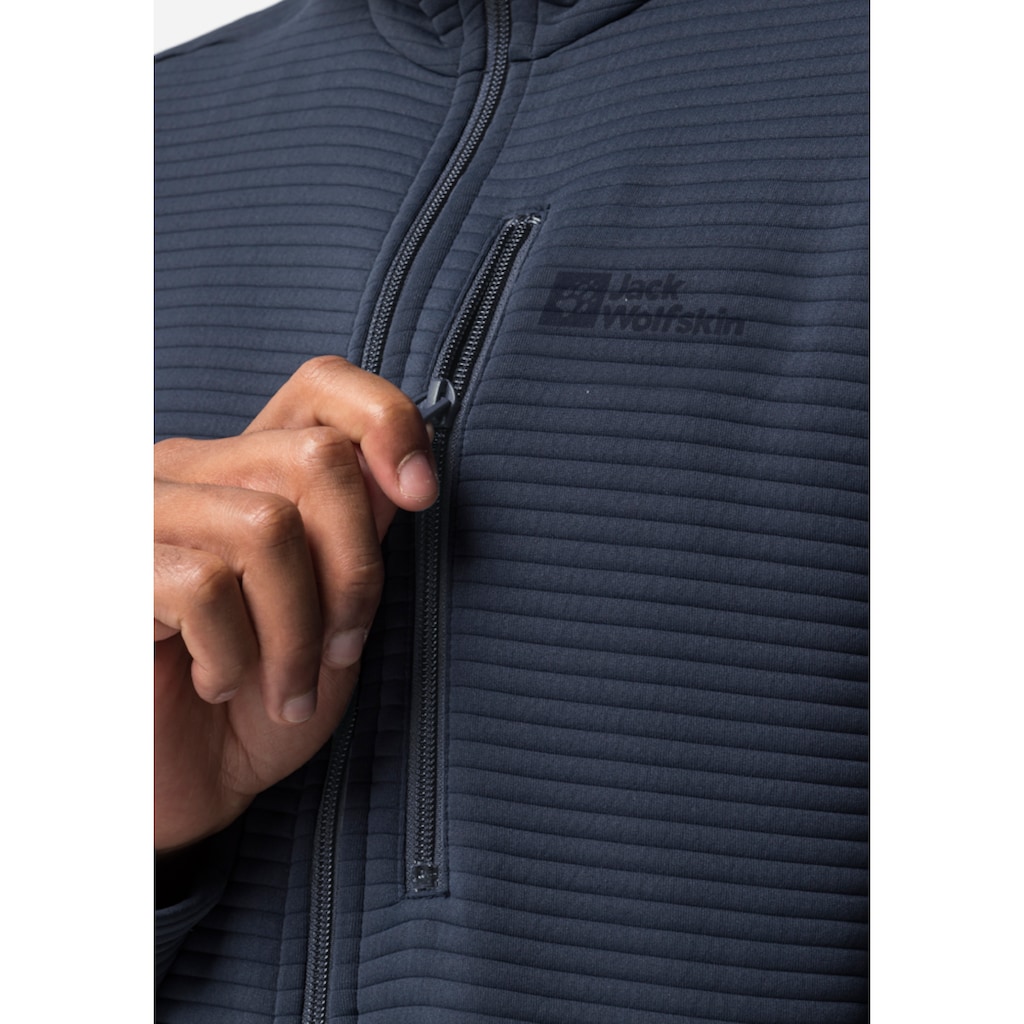 Jack Wolfskin Fleecejacke »MODESTO HOODED JKT MEN«, mit Kapuze