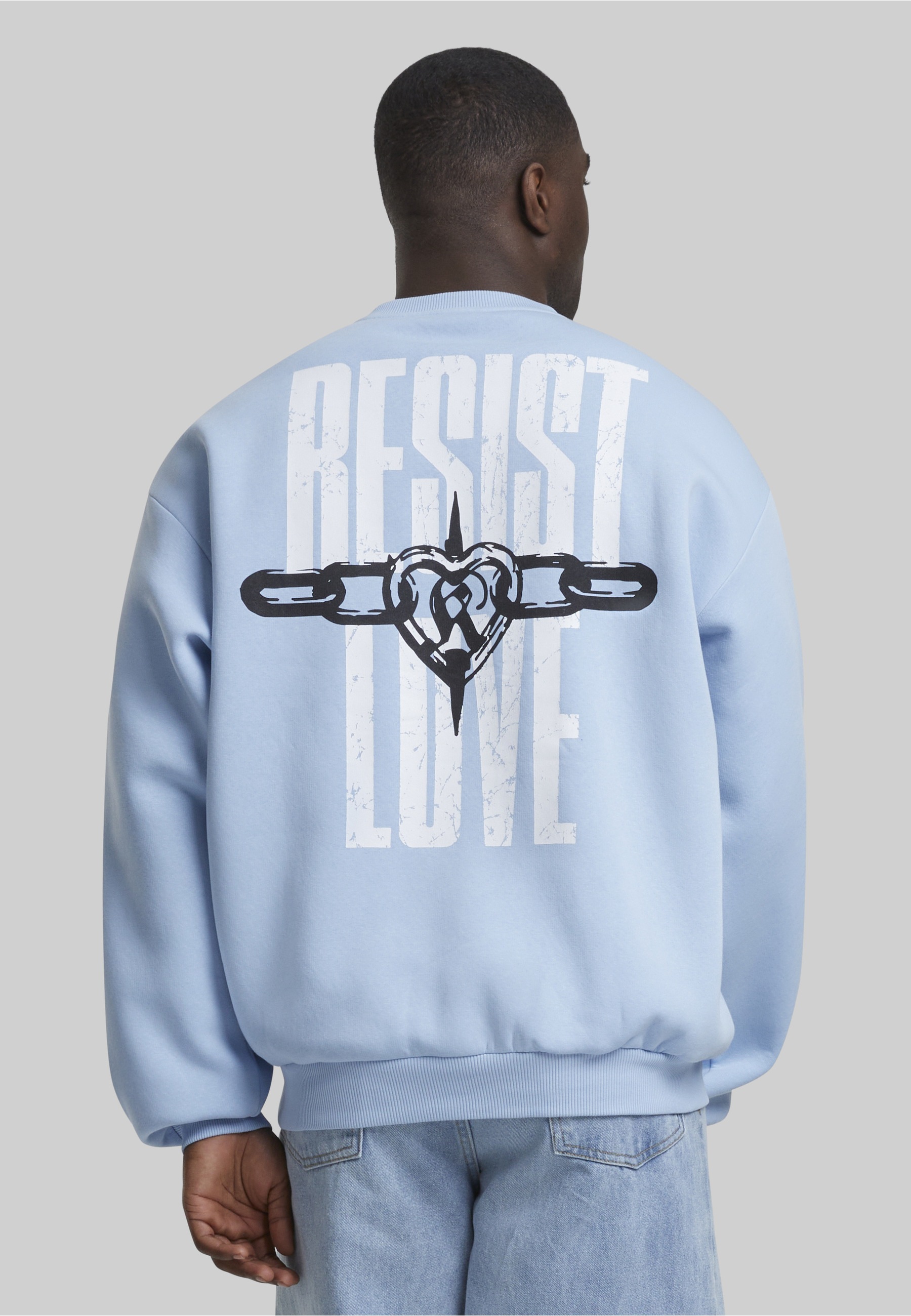 Karl Kani Rundhalspullover »Karl Kani Woven Signature Resist Love Crew« 1 Stk.