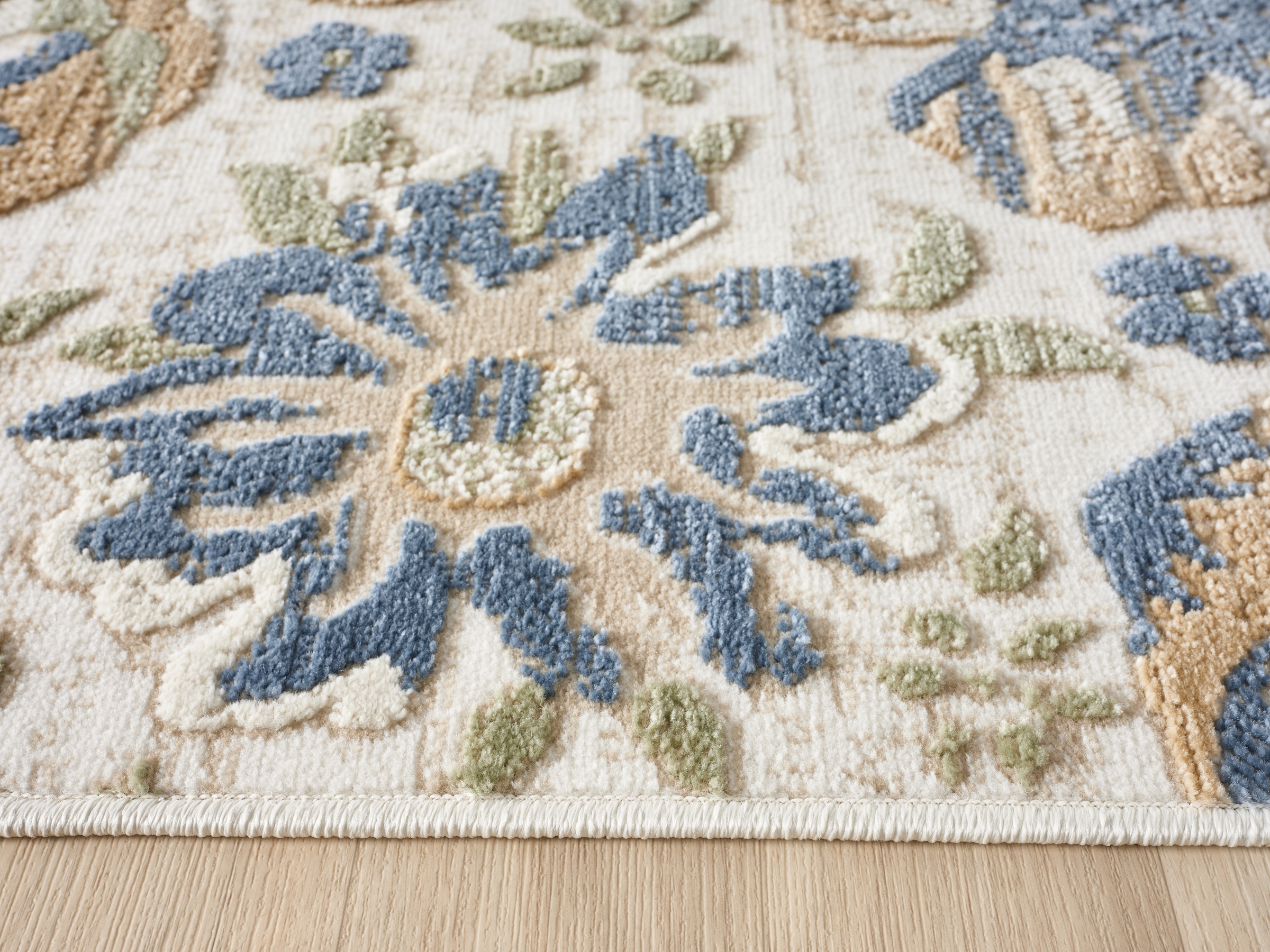 OTTO home »Ellodie, Hoch-Tief-Struktur« rechteckig 7 mm Höhe Blumen, Floral, bunt, Wohnzimmer, Schlafzimmer, Esszimmer