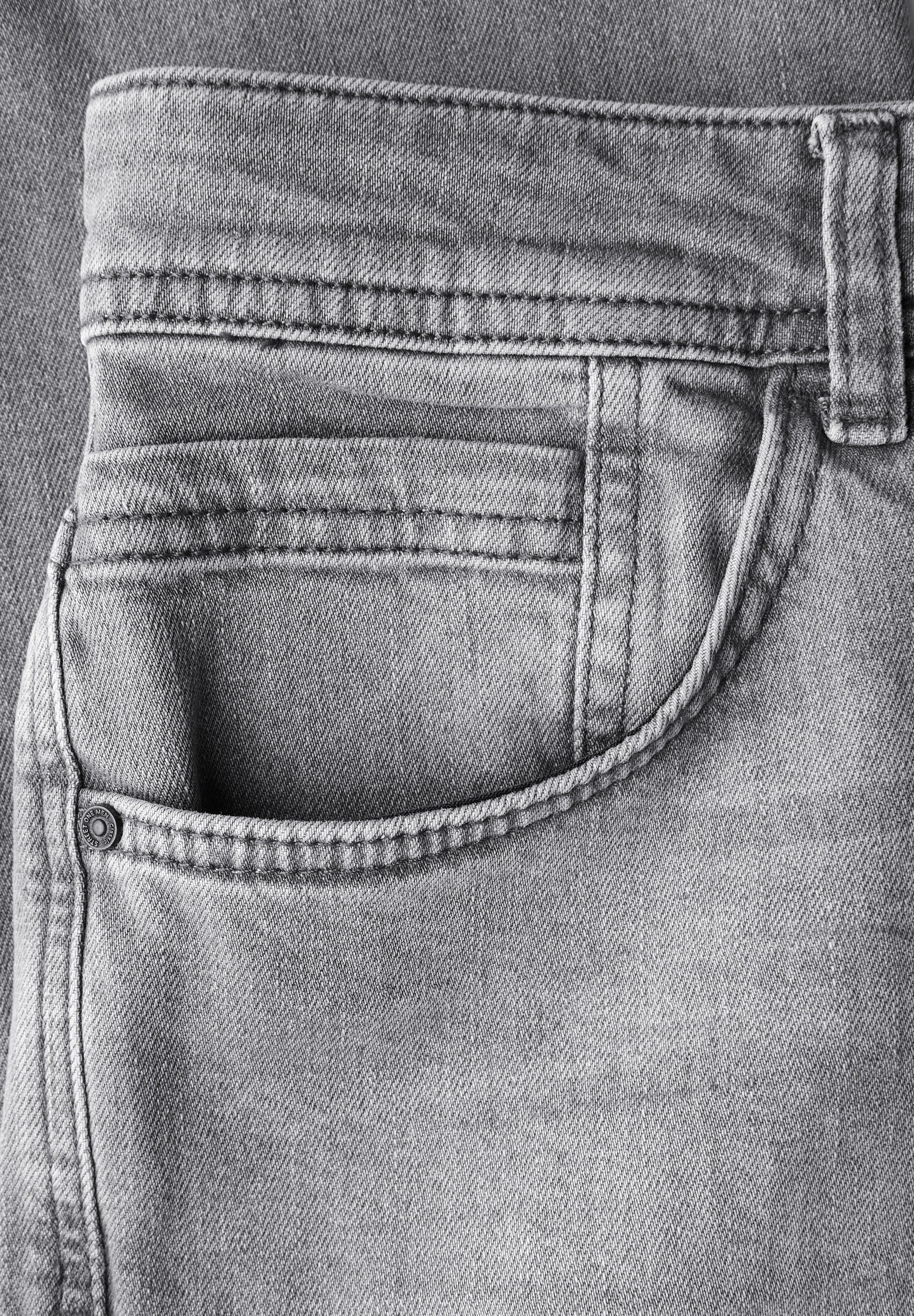 Thumbnail - STREET ONE MEN Regular-fit-Jeans aus Baumwolle mit Stretchanteil