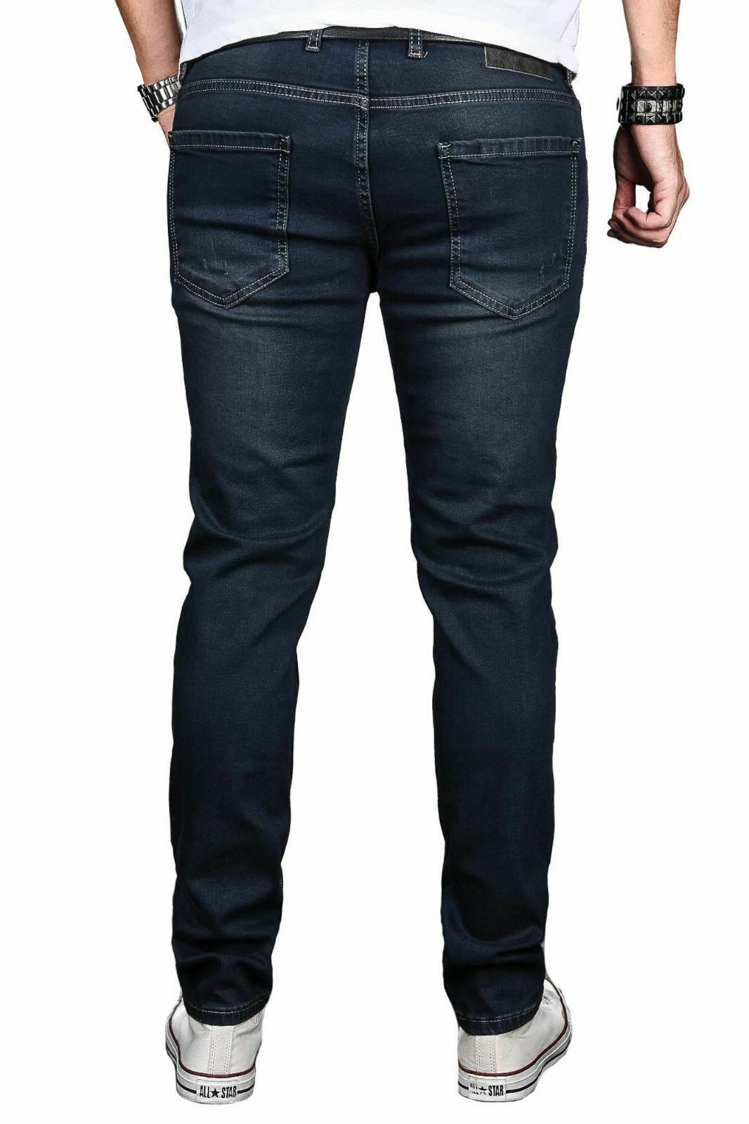 Alessandro Salvarini Slim-fit-Jeans »ASLuca«, Stretch mit Elasthan