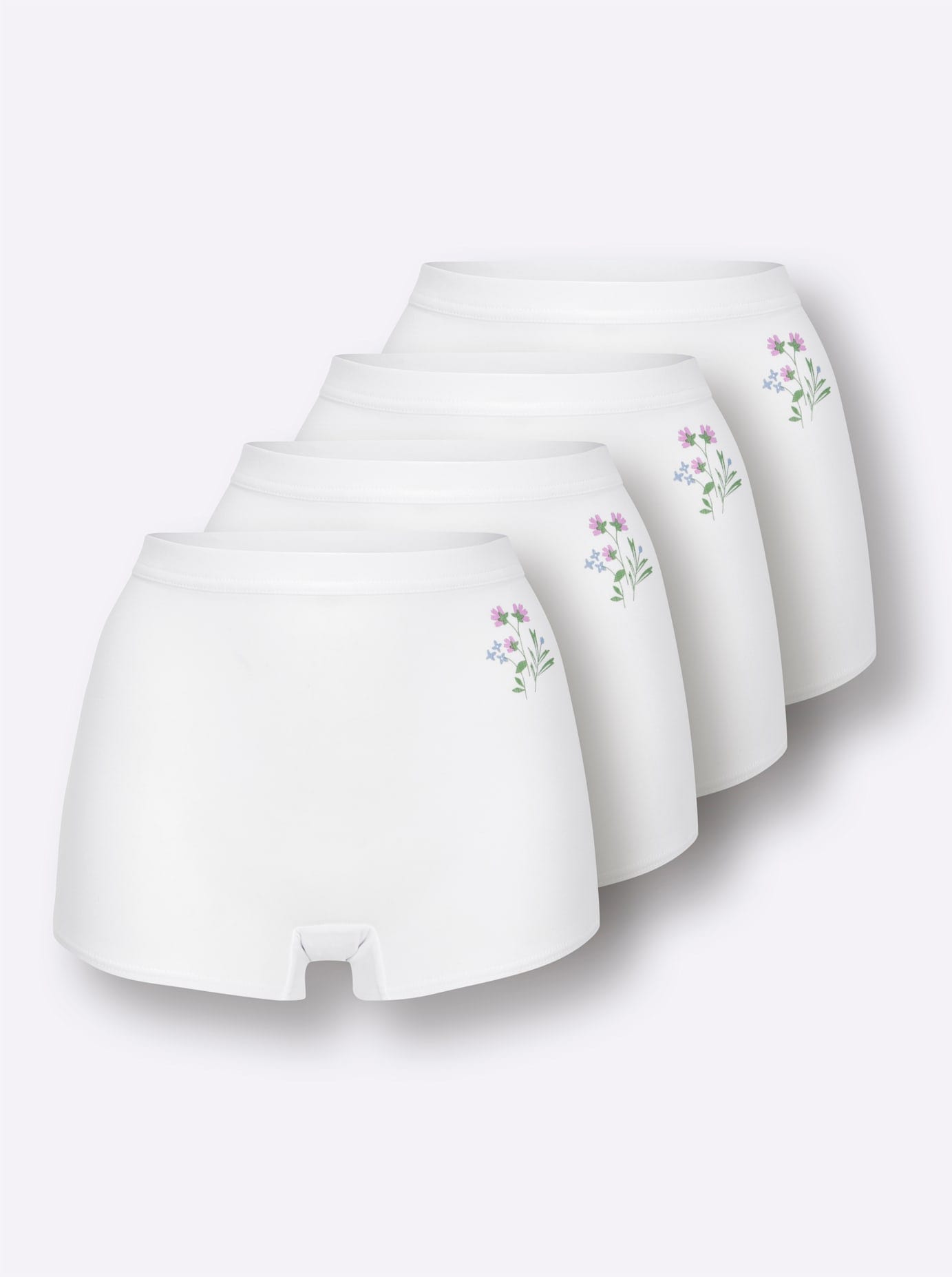 WÄSCHEPUR Damen Panty, Gr. 52weiß, 95% Baumwolle, 5% Elasthan, Unterhosen