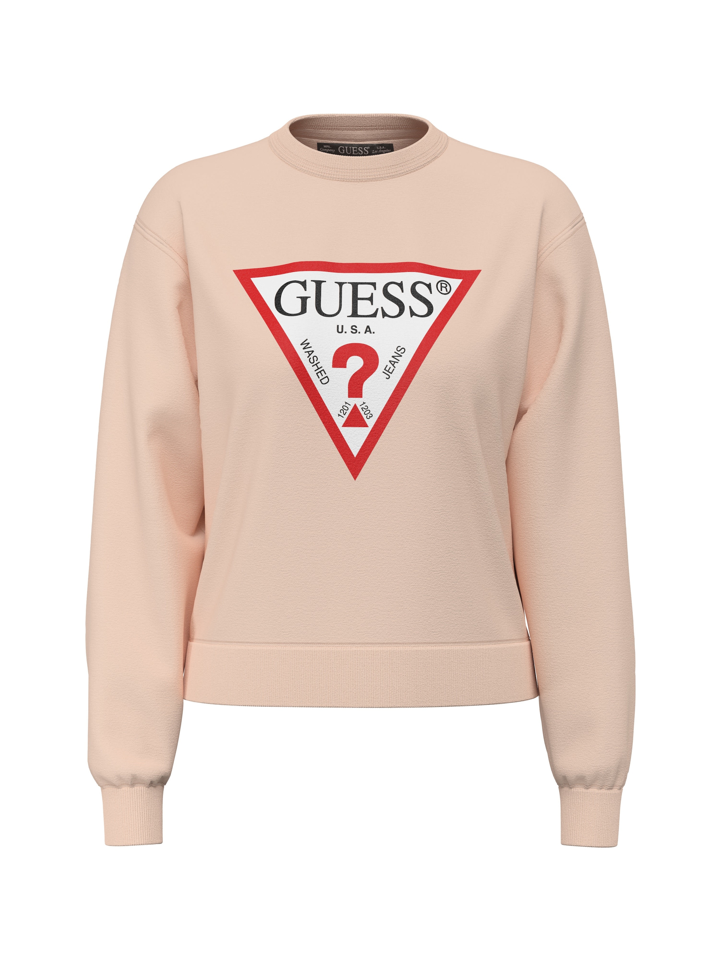 Guess Sweatshirt "CN ORIGINAL FLEECE", aus Baumwollmix, bedruckt