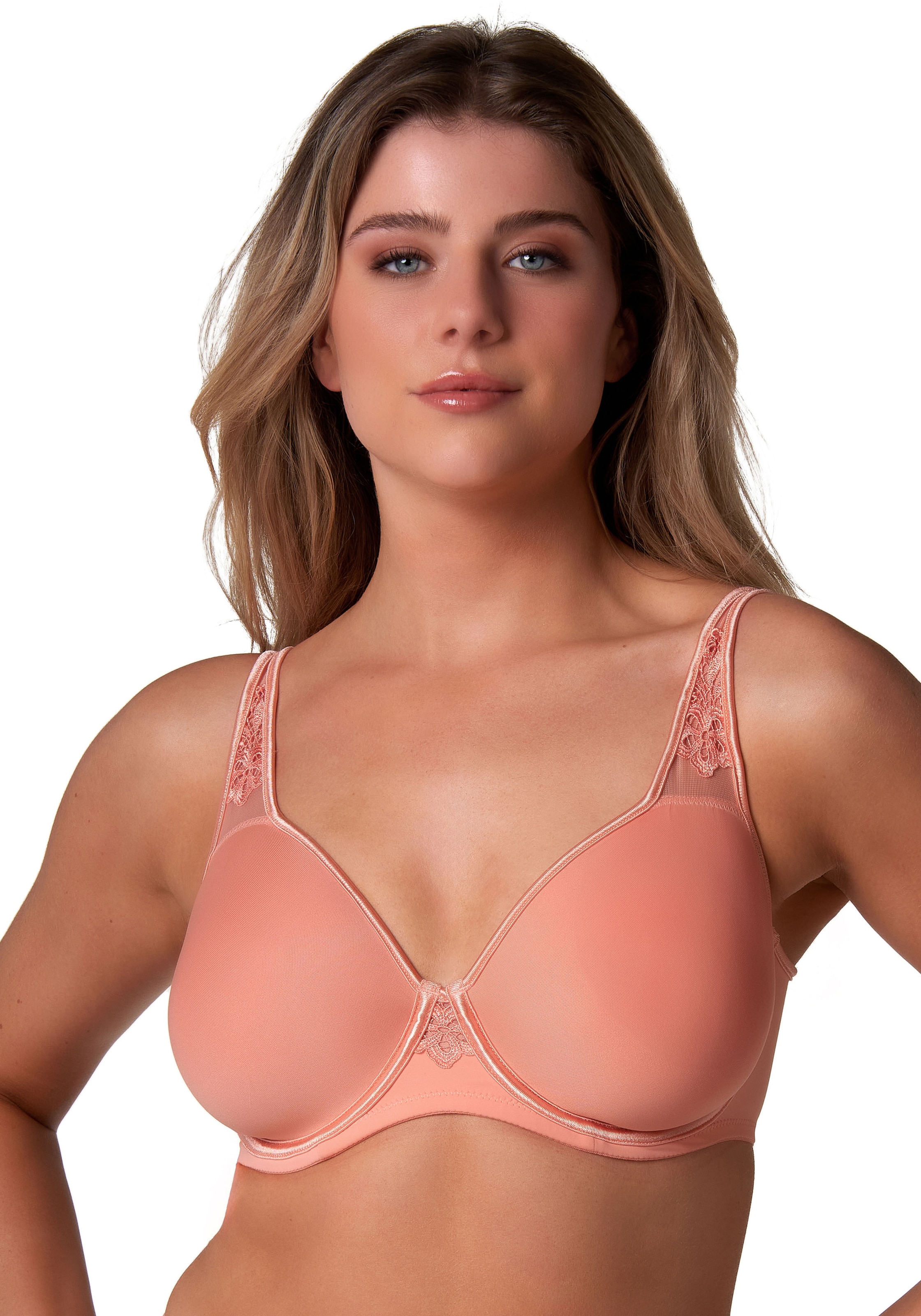 Elbrina "Spacer Bra" vorgeformte Cups, breite Träger, mit Bügel, mit Spitze günstig online kaufen