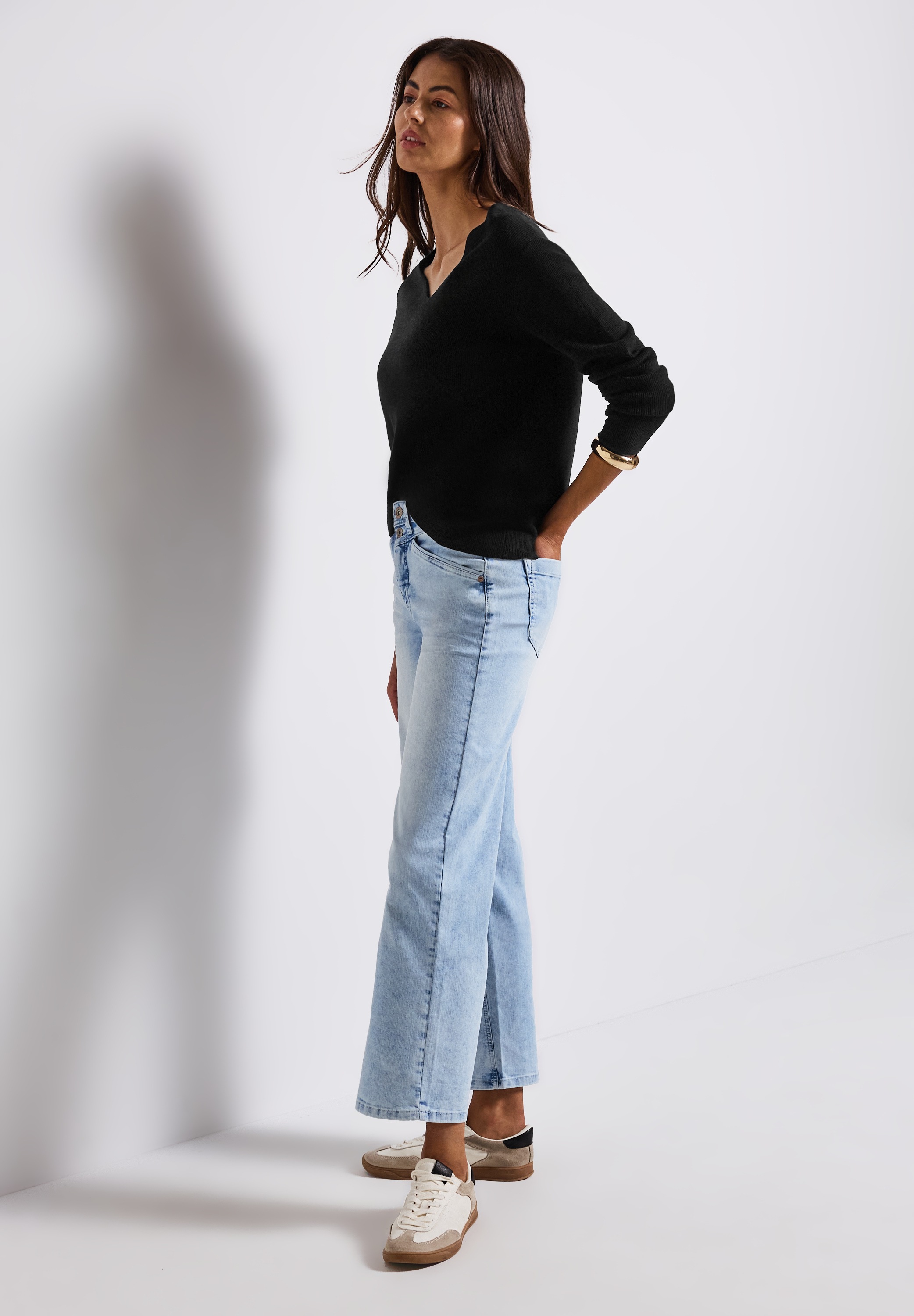 Thumbnail - STREET ONE Strickpullover aus softem Materialmix