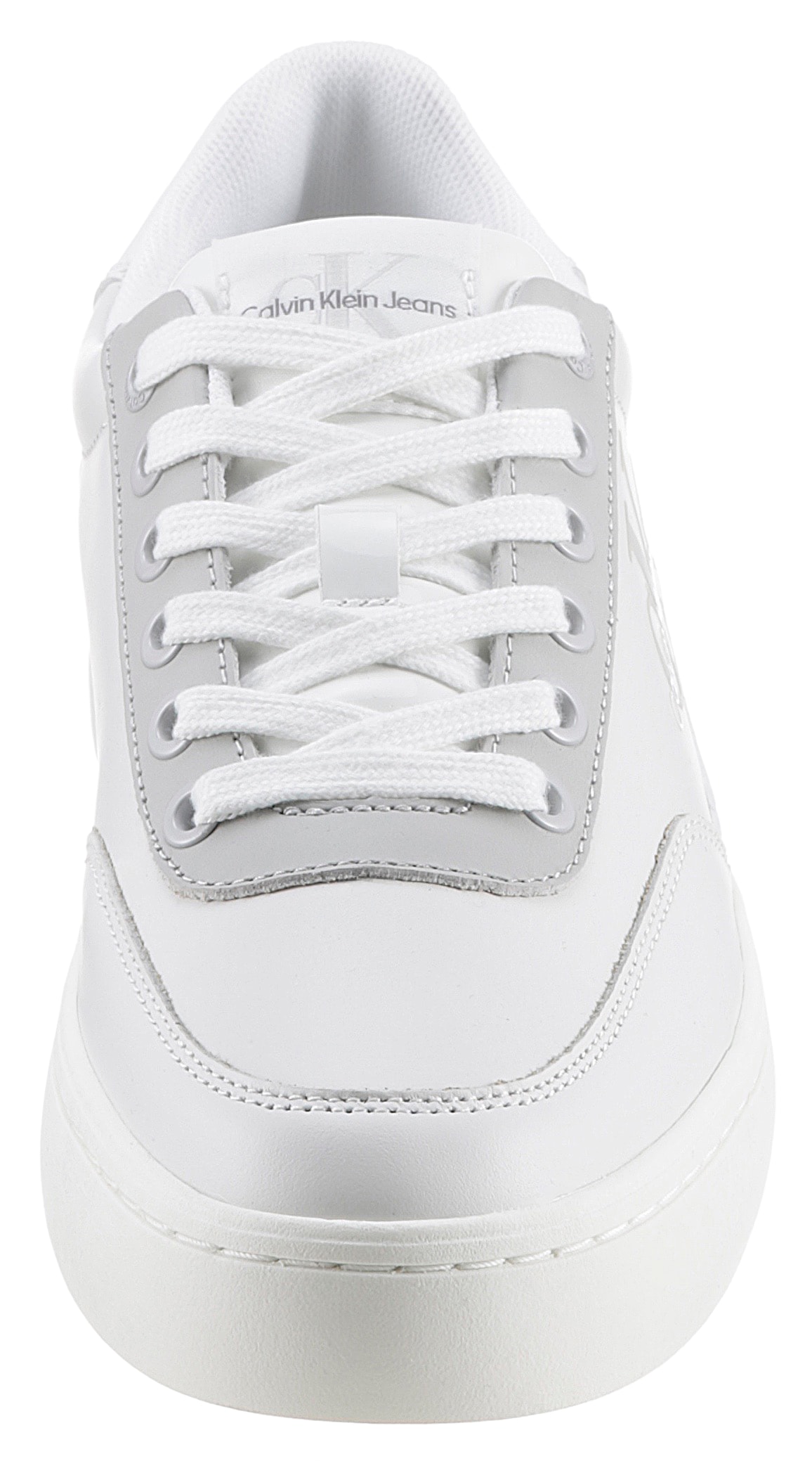 Calvin Klein Jeans Sneaker »CLASSIC CUPSOLE LOW LACE LTH ML«, mit Logoschriftzug, Freizeitschuh, Halbschuh, Schnürschuh