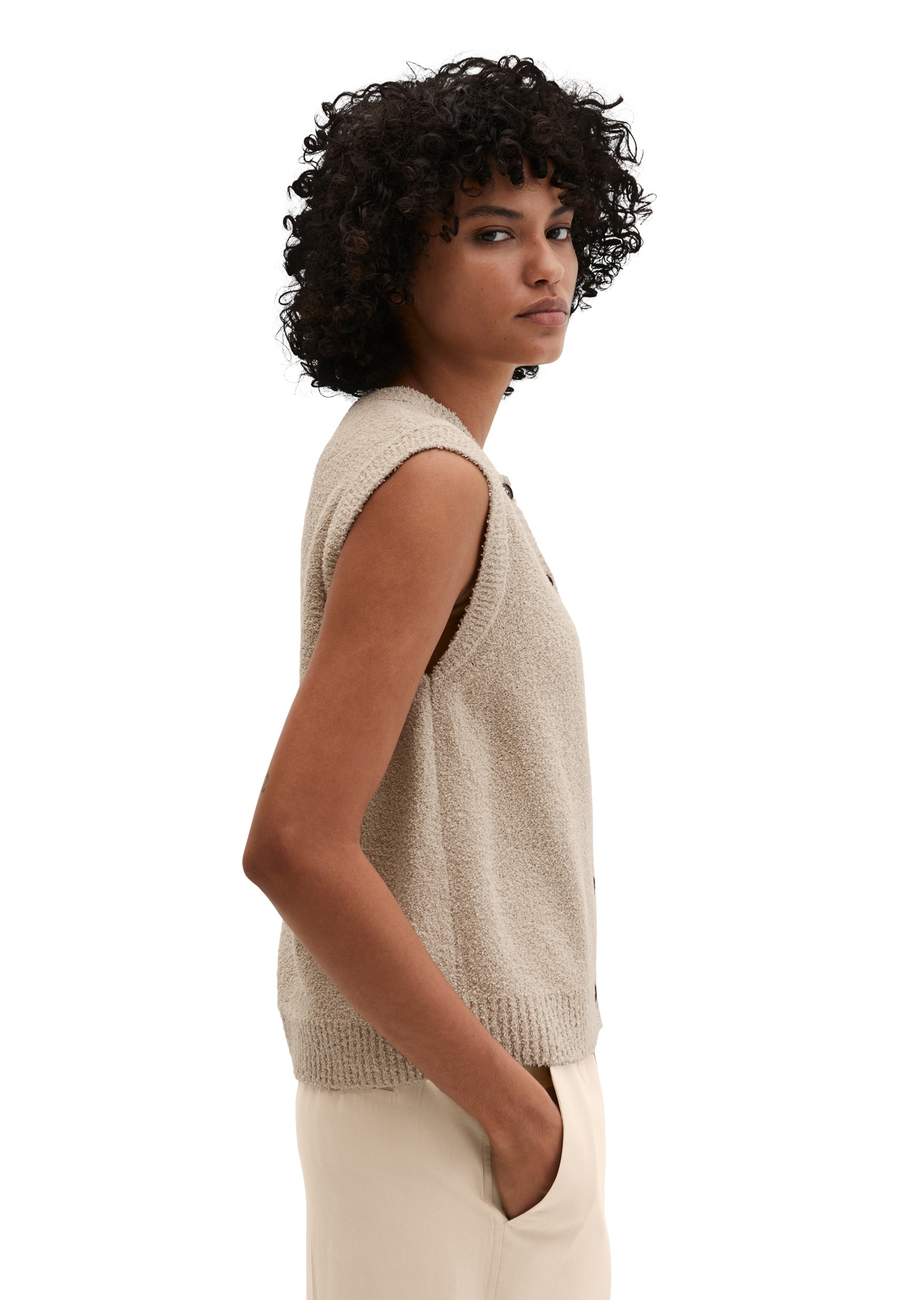 Marc O'Polo Strickweste »aus Bouclé-Garn«