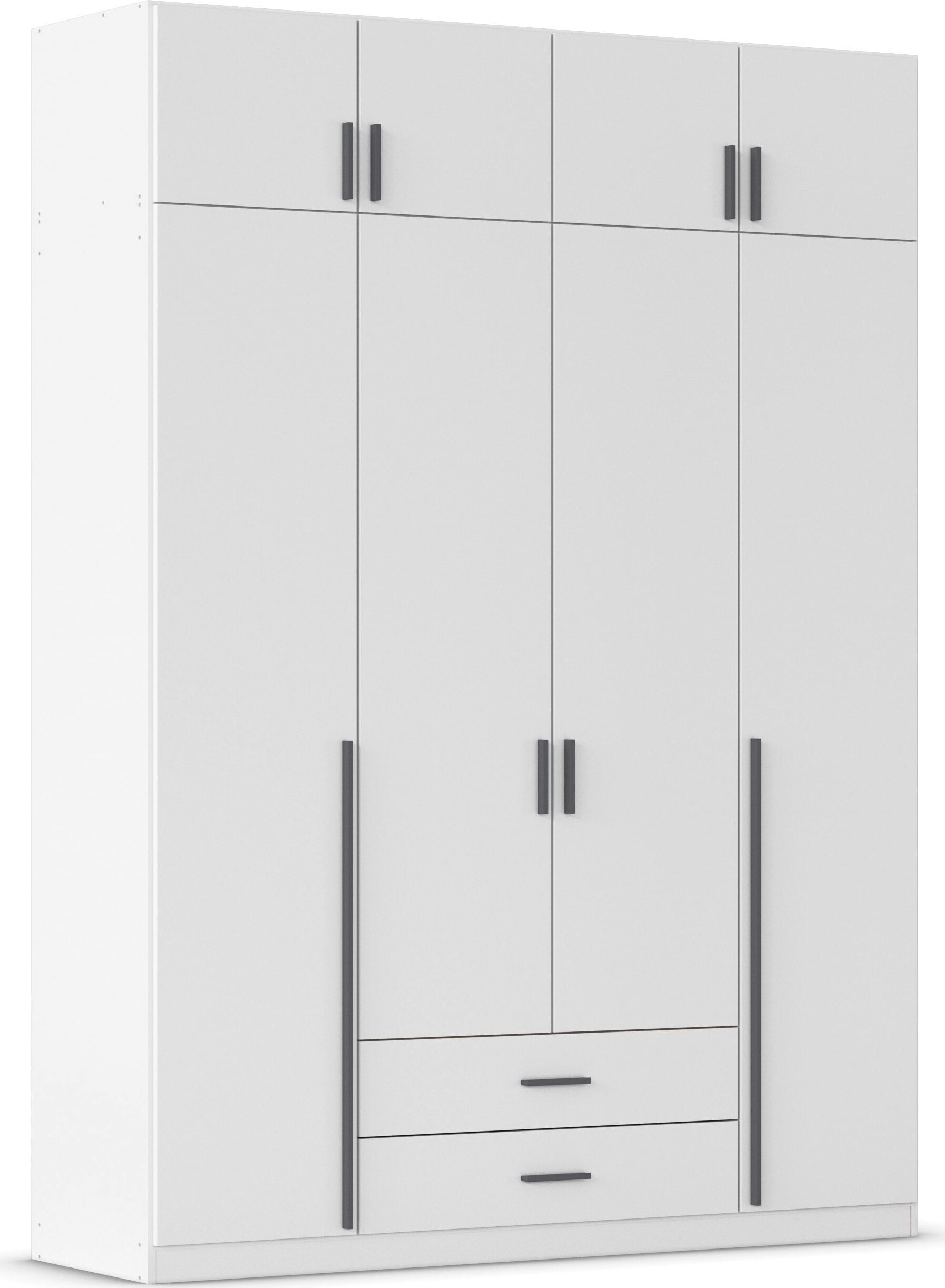 rauch "Schrank Garderobe Wäscheschrank GAMMA in 4 Breiten 91-226 cm" 3 verschiedene Ausstattungen BASIC/CLASSIC/PREMIUM (inkl. SOFT-CLOSE), mit Schubladen und Schrankaufsatz, schlichtes Design MADE IN GERMANY