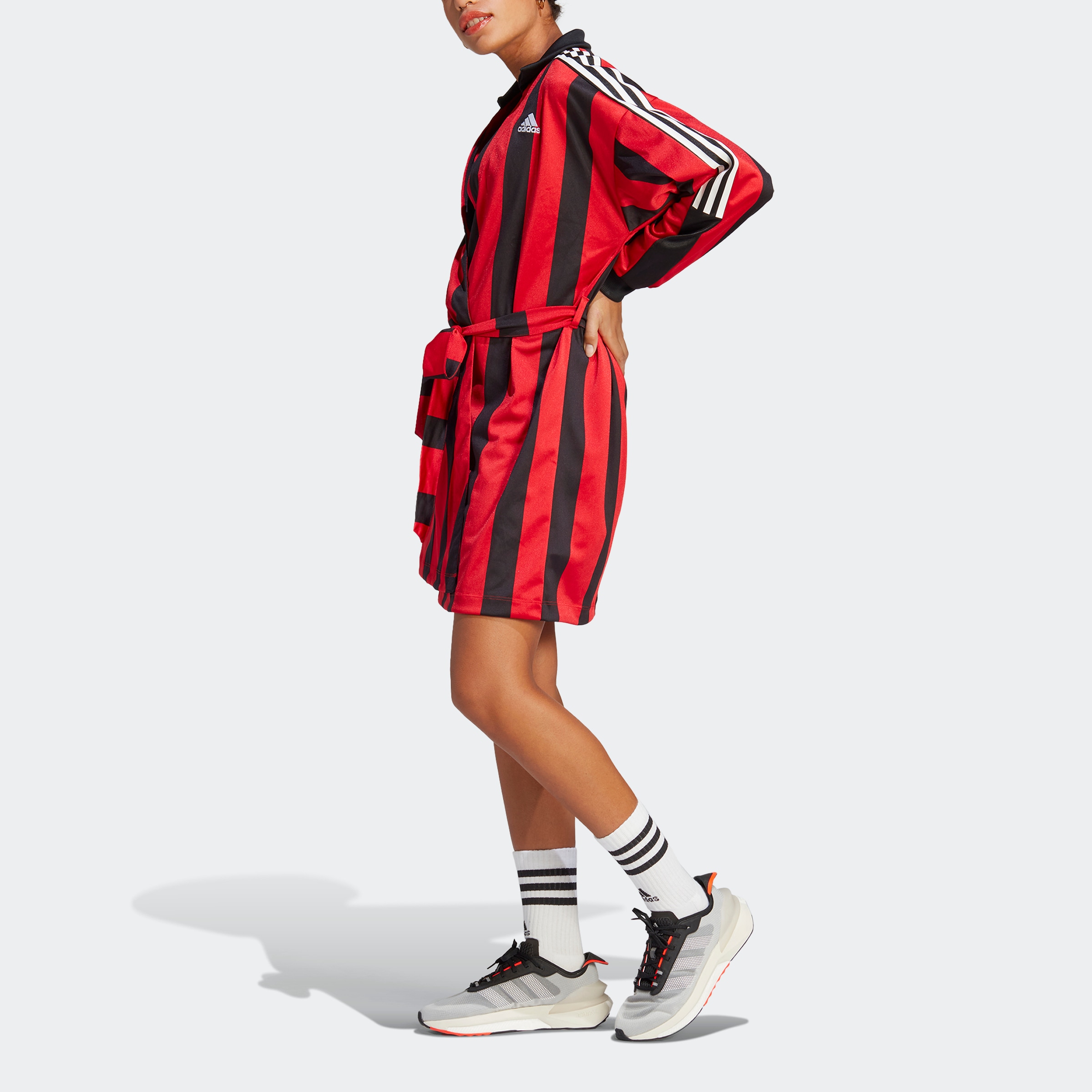 KLEID«, tlg.) Sportswear BAUR JERSEY | adidas Sommerkleid (1 »JACQUARD bestellen