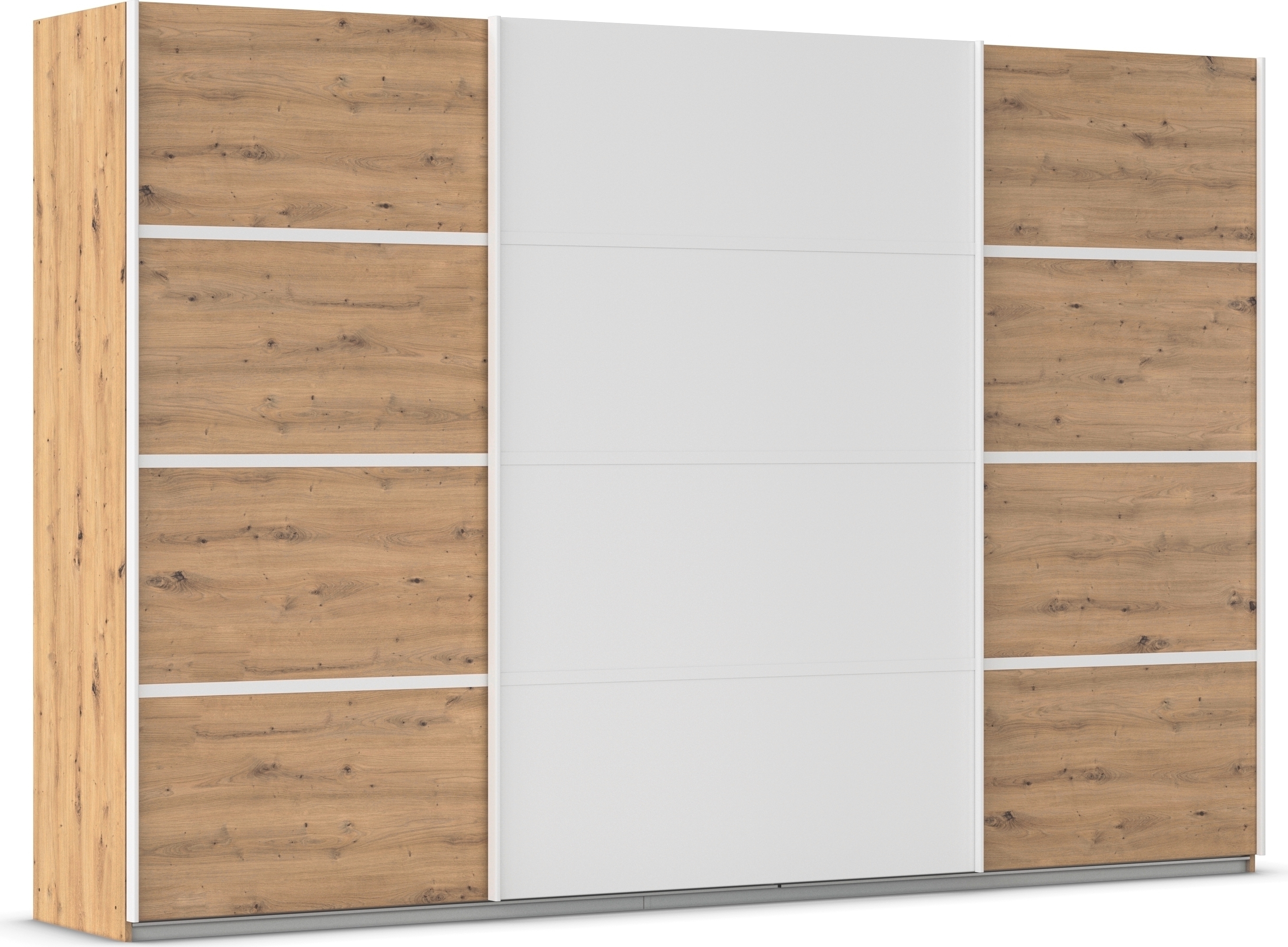 OTTO home Kleiderschrank "Mehrzweckschrank Aktenschrank Möbel Mietswohnung Schlafzimmer AVOLA" 3 verschiedene Ausstattungen BASIC/CLASSIC/PREMIUM (inkl. SOFT-CLOSE), mit eleganten Zierleisten in Chrom, Schwarz oder Weiß MADE IN GERMANY