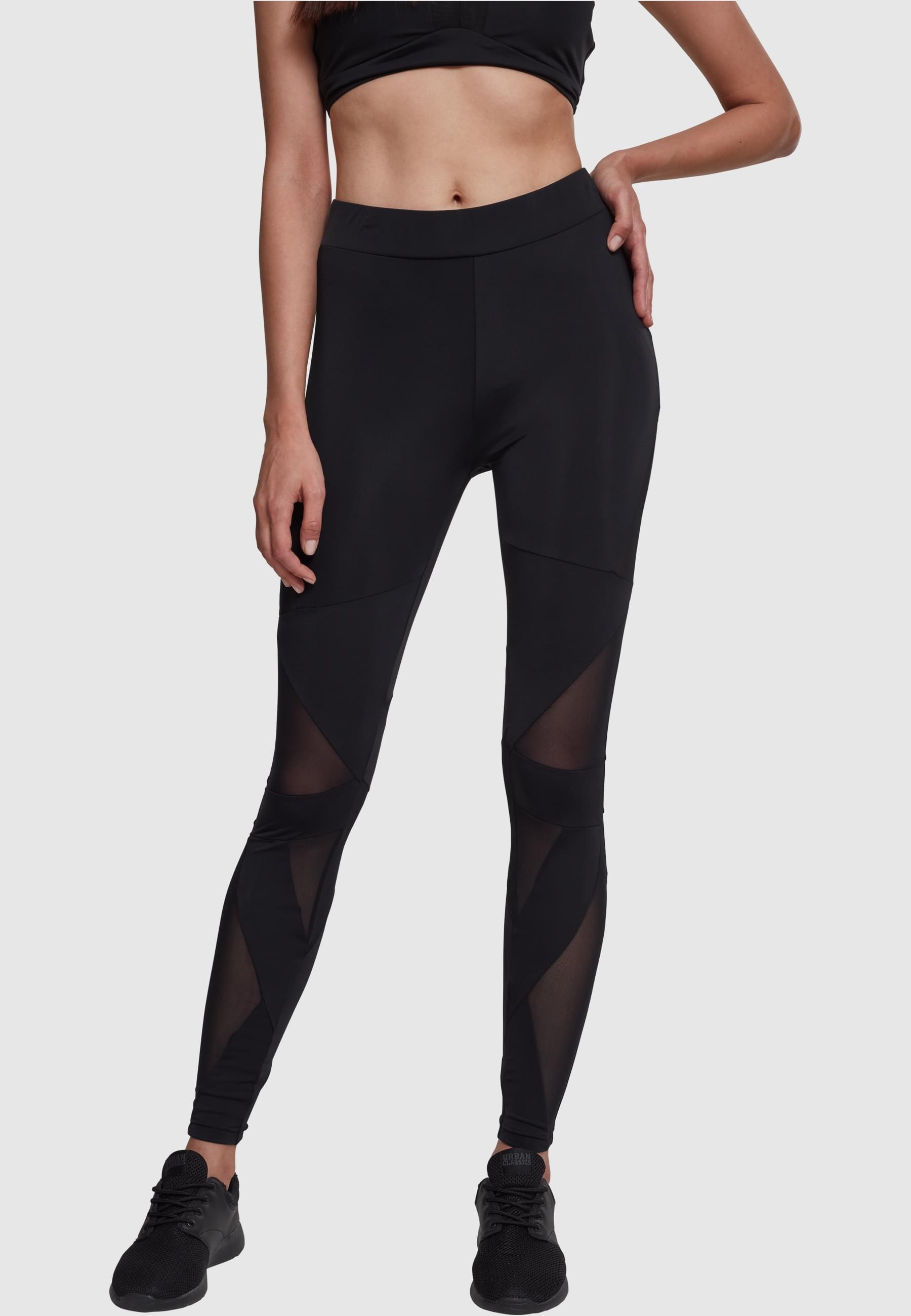 URBAN CLASSICS Leggings »Urban Classics Damen Ladies Triangle Tech Mesh Leggings«, (1 tlg.)