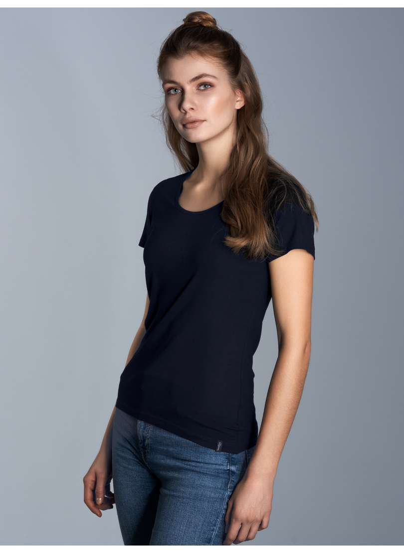 Trigema T-Shirt "TRIGEMA Rundhalsshirt aus Viskose" 1 Stk. tlg. günstig online kaufen