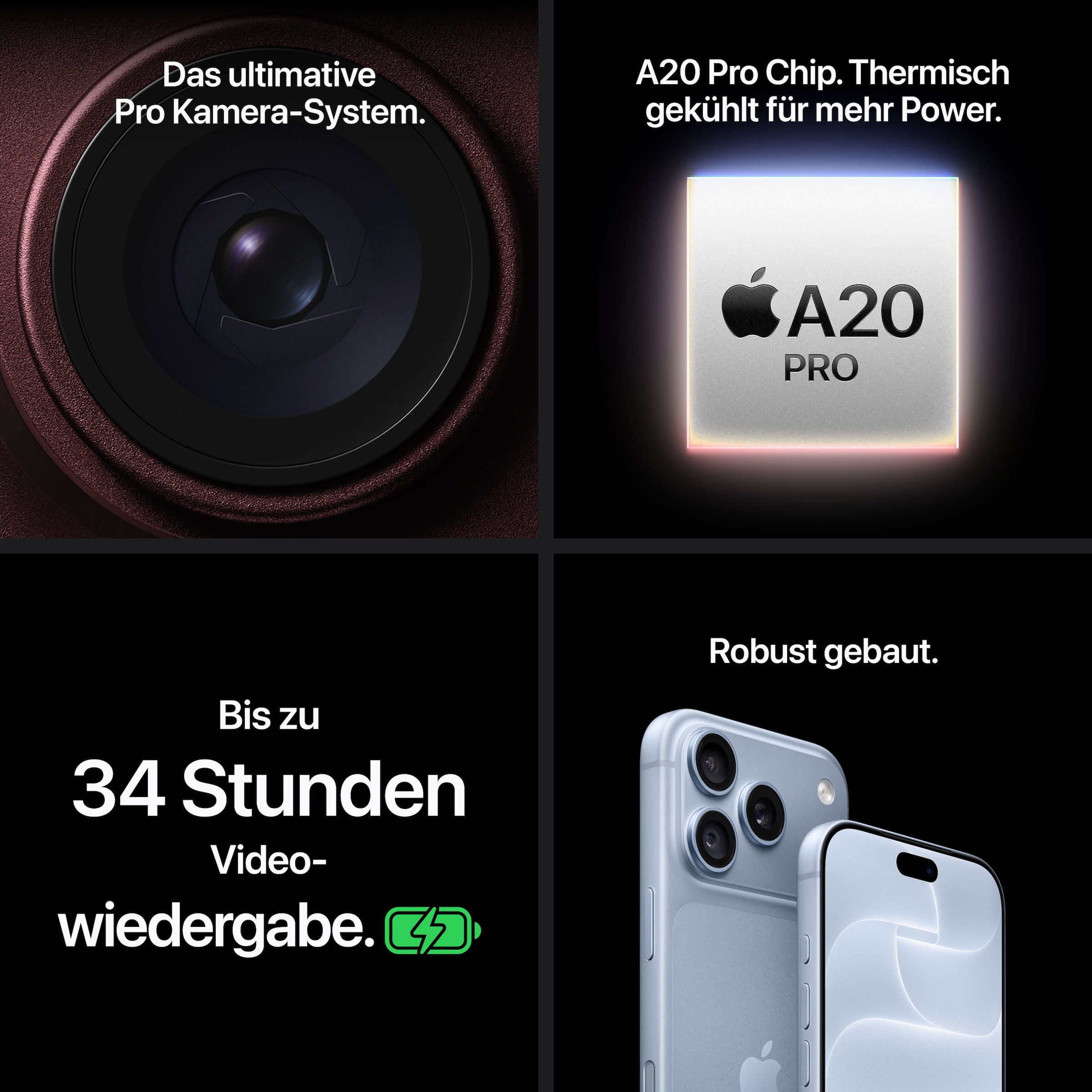 Apple Smartphone »iPhone 18 Pro« Burgunder