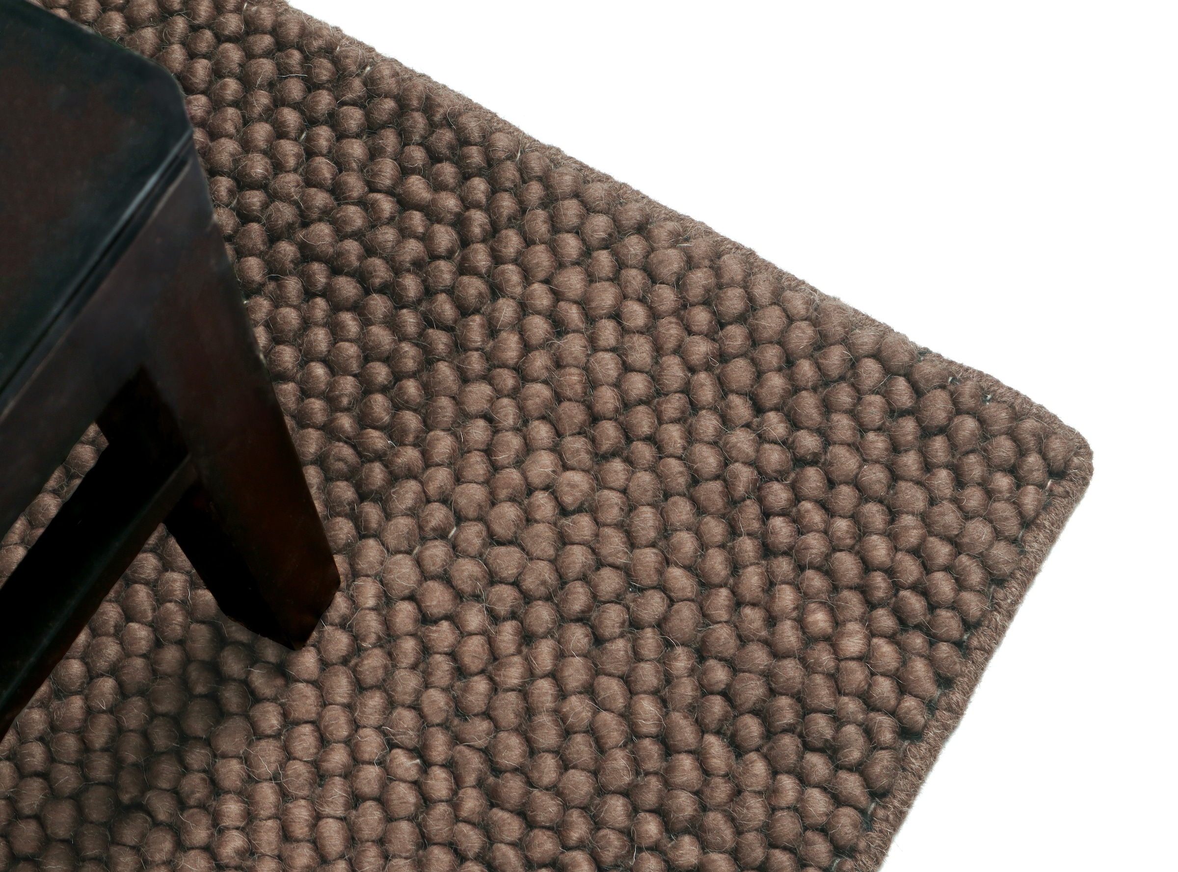 LeGer Home by Lena Gercke Wollteppich »Ainhoa, handgewebt, Wolle«, rechteckig, 12 mm Höhe, einfarbig, Wolle, Handweb Teppich, Wohnzimmer, Schlafzimmer, Esszimmer