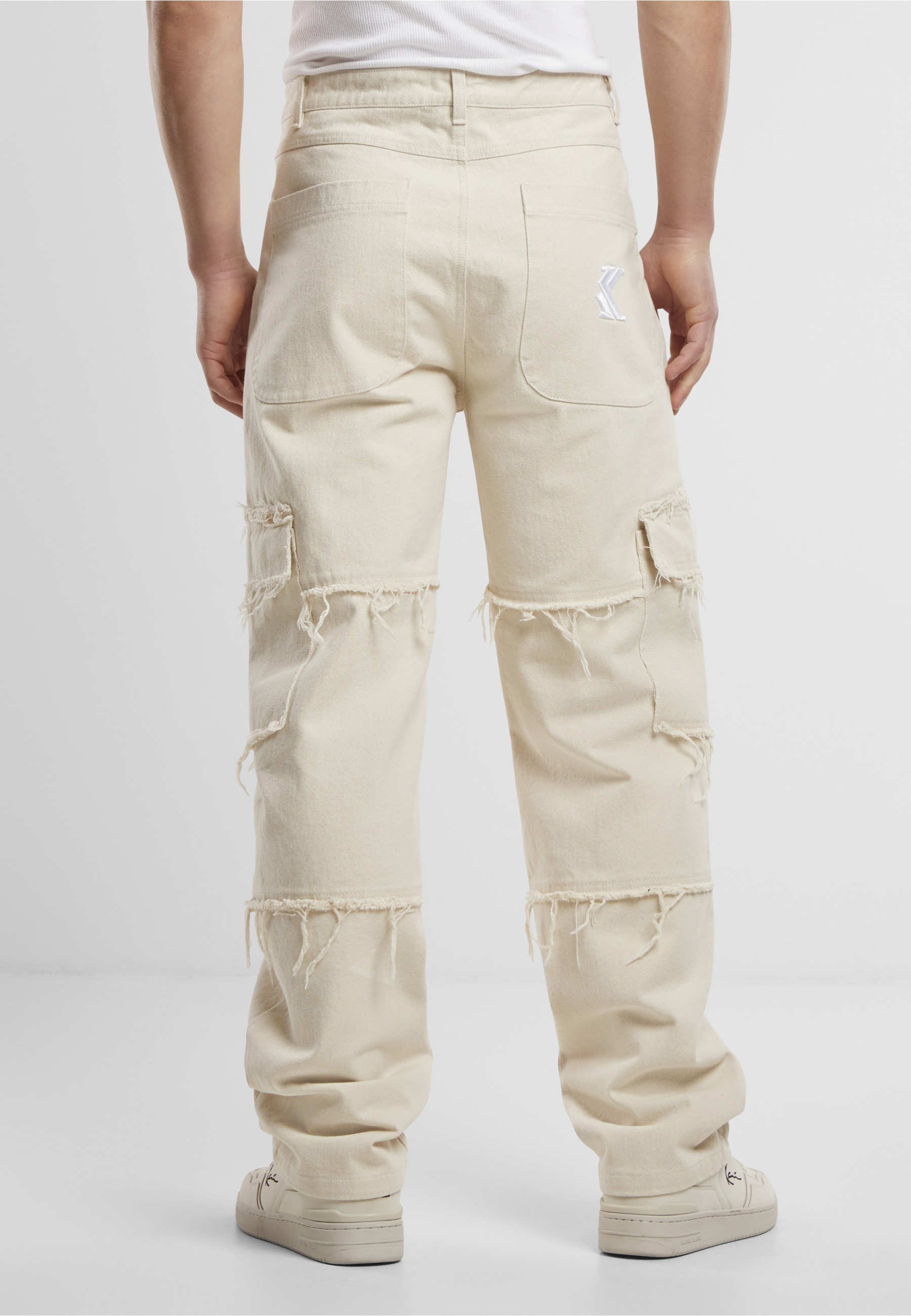 Karl Kani Cargojeans »Karl Kani Og Fringed Baggy Cargo Pants«